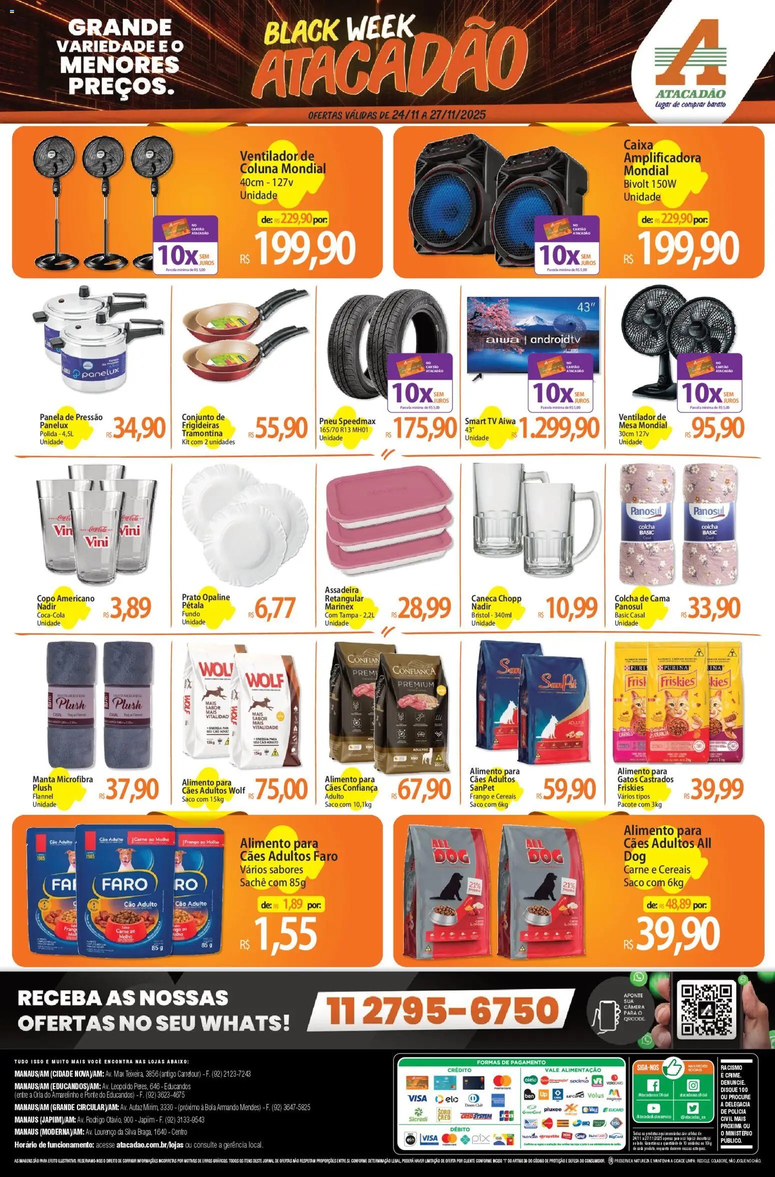 Atacadão folheto a partir de 24/11/2025 Ofertas - AM (2025-11-24 - 2025-11-27)