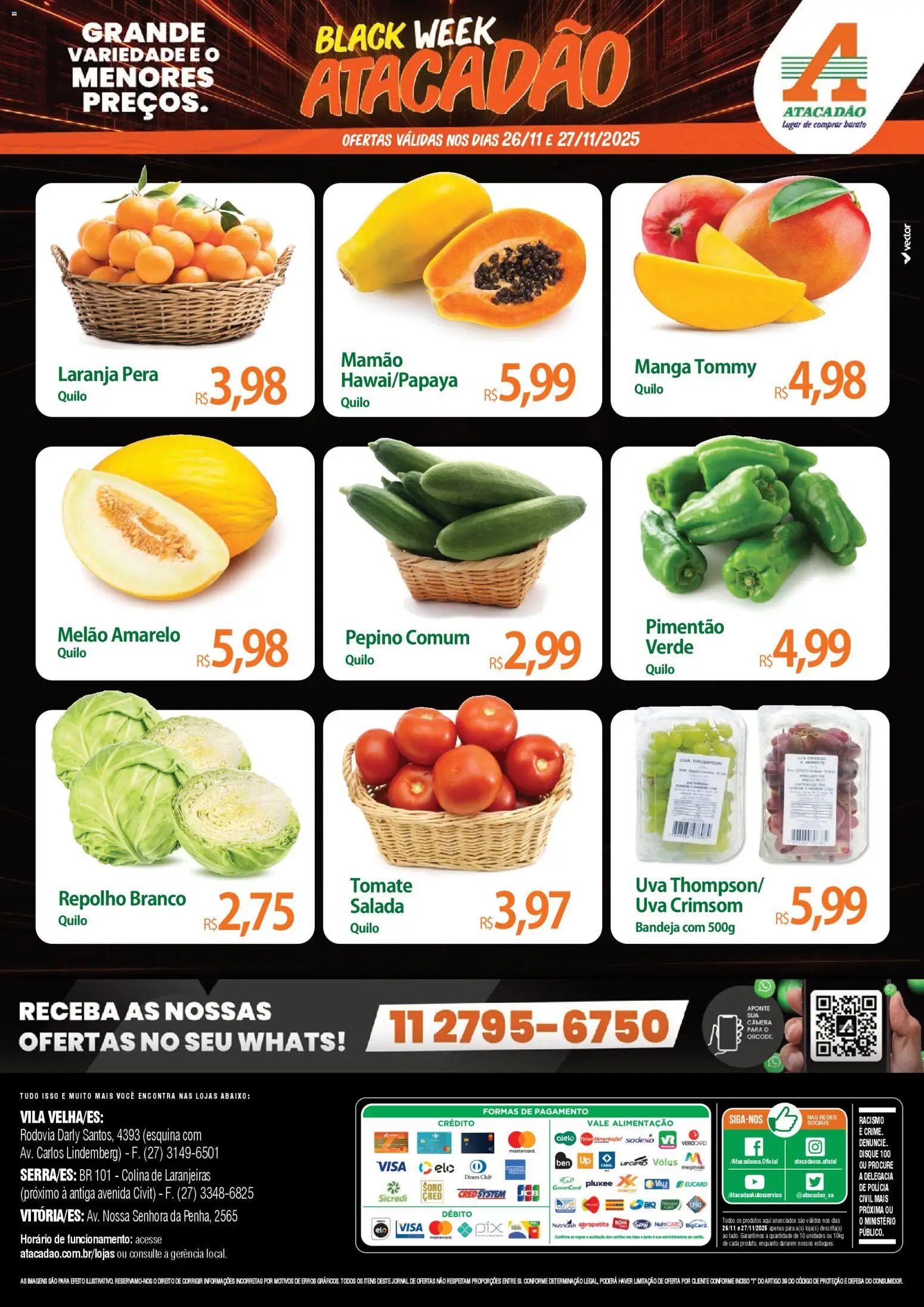 Atacadão folheto a partir de 26/11/2025 Ofertas - ES (2025-11-26 - 2025-11-27)