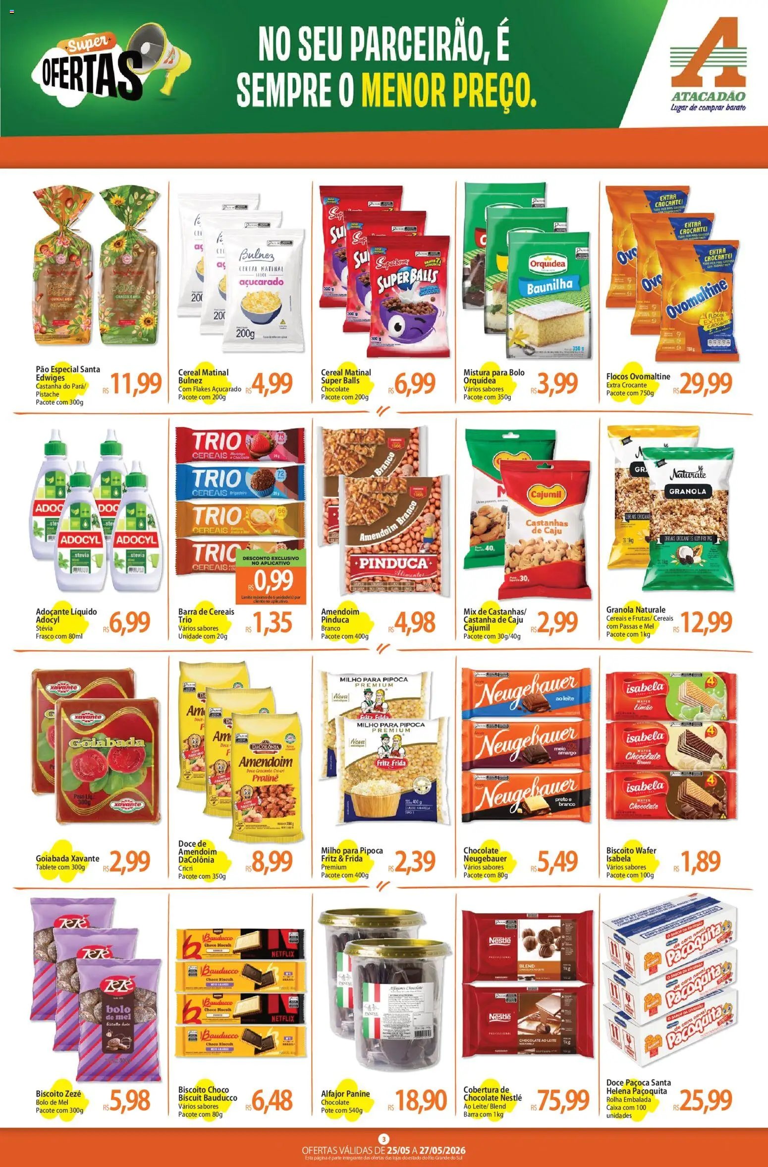 Atacadão folheto a partir de 25/05/2026 Atacadão ofertas - RS (2026-05-25 - 2026-05-27)