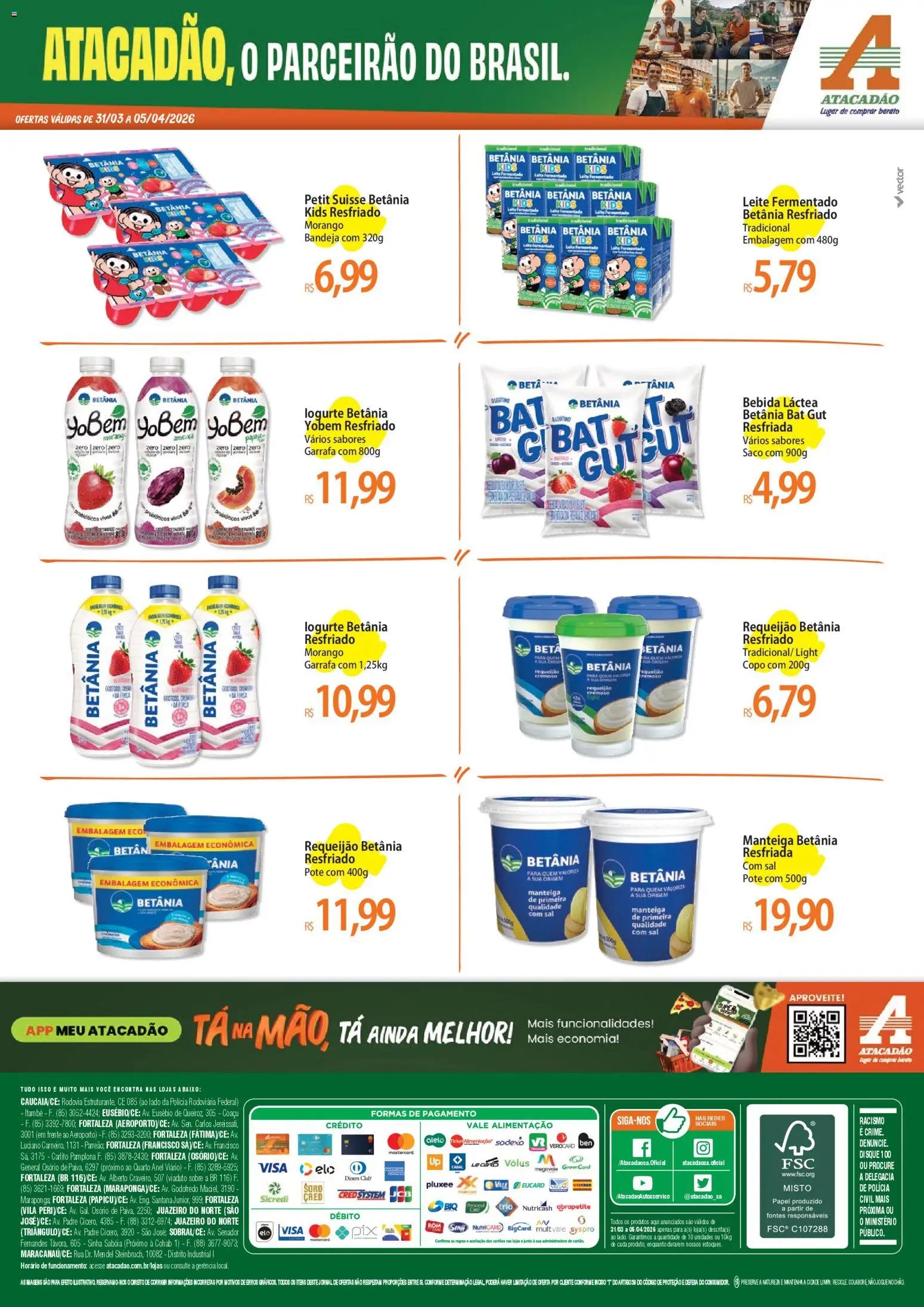 Atacadão folheto a partir de 31/03/2026 Atacadão ofertas - CE (2026-03-31 - 2026-04-05)