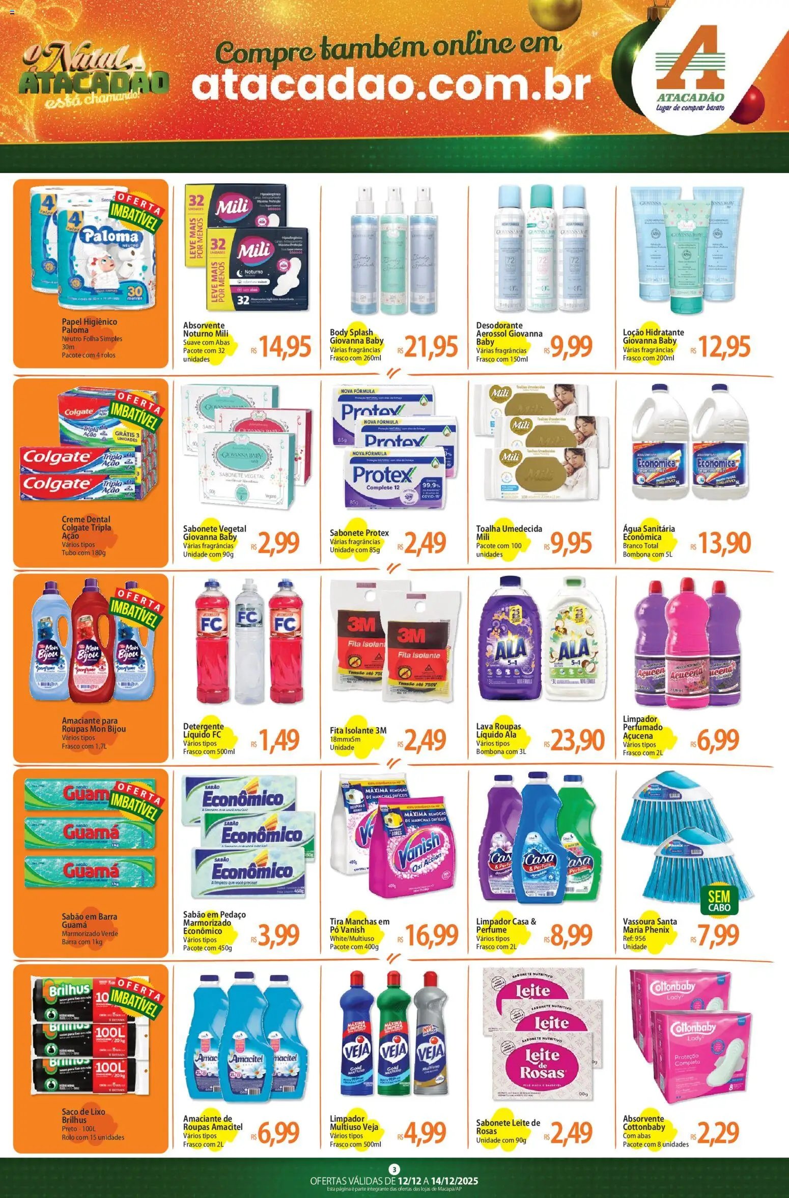 Atacadão folheto a partir de 12/12/2025 Ofertas - AP (2025-12-12 - 2025-12-14)