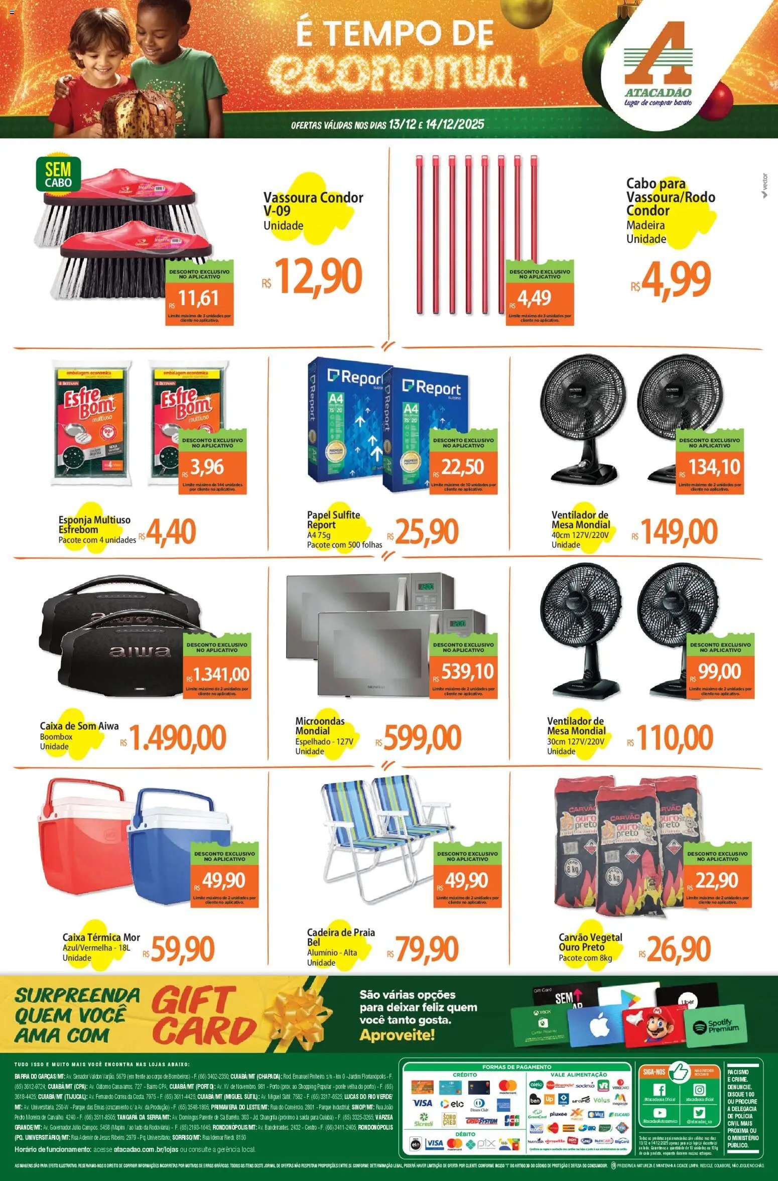 Atacadão folheto a partir de 13/12/2025 Ofertas - MT (2025-12-13 - 2025-12-14)