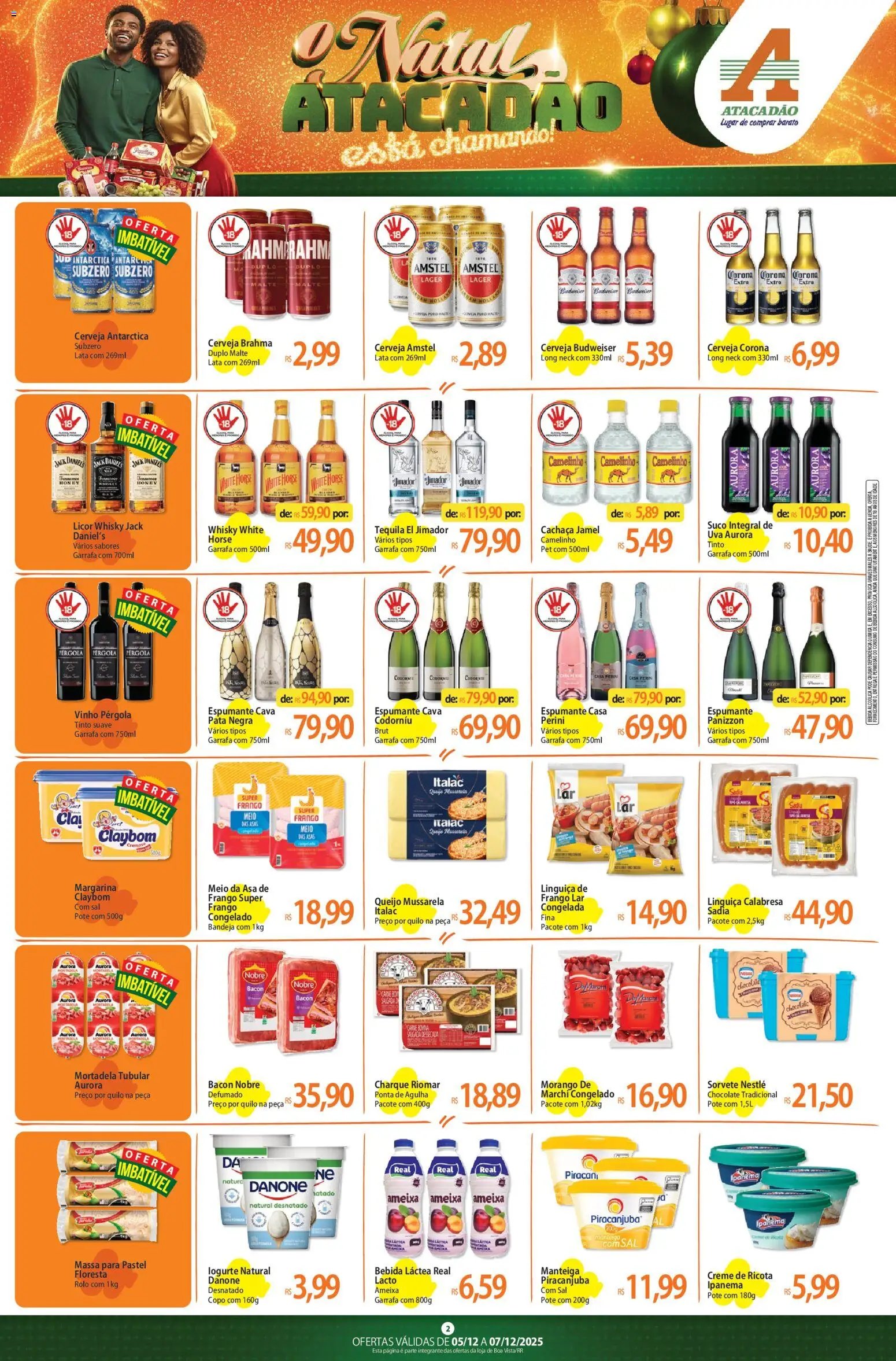 Atacadão folheto a partir de 05/12/2025 Ofertas - RR (2025-12-05 - 2025-12-07)