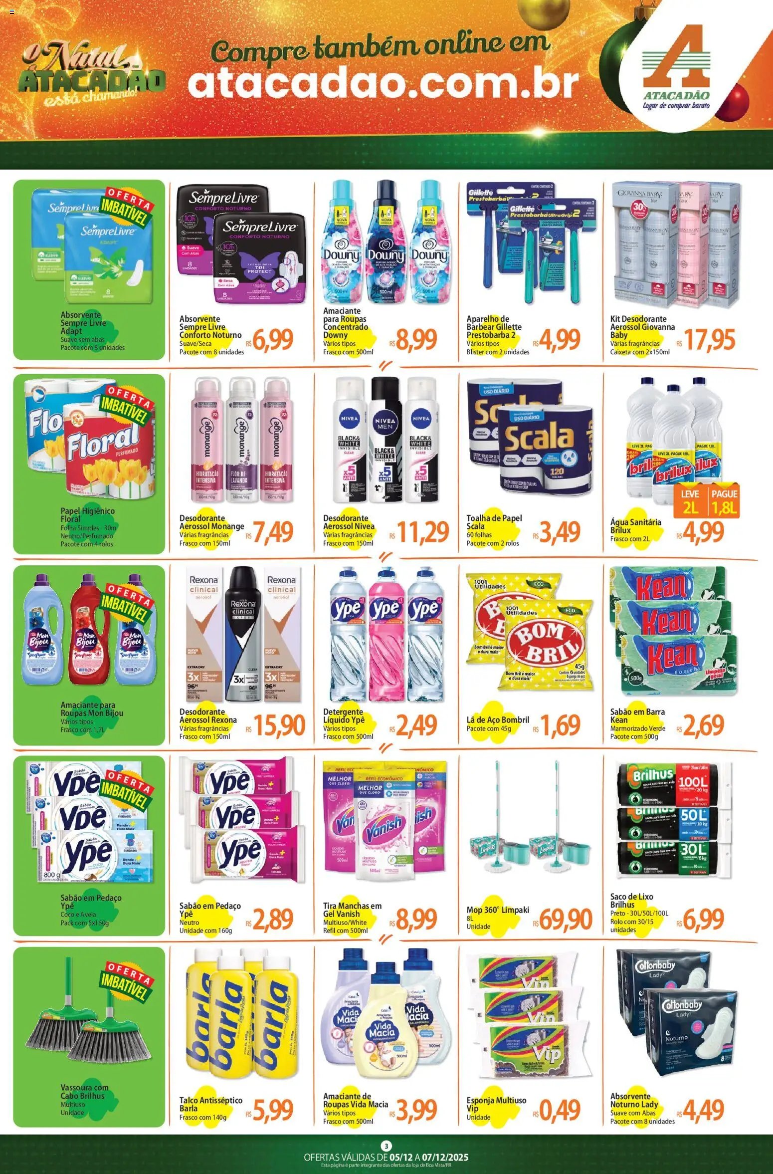 Atacadão folheto a partir de 05/12/2025 Ofertas - RR (2025-12-05 - 2025-12-07)