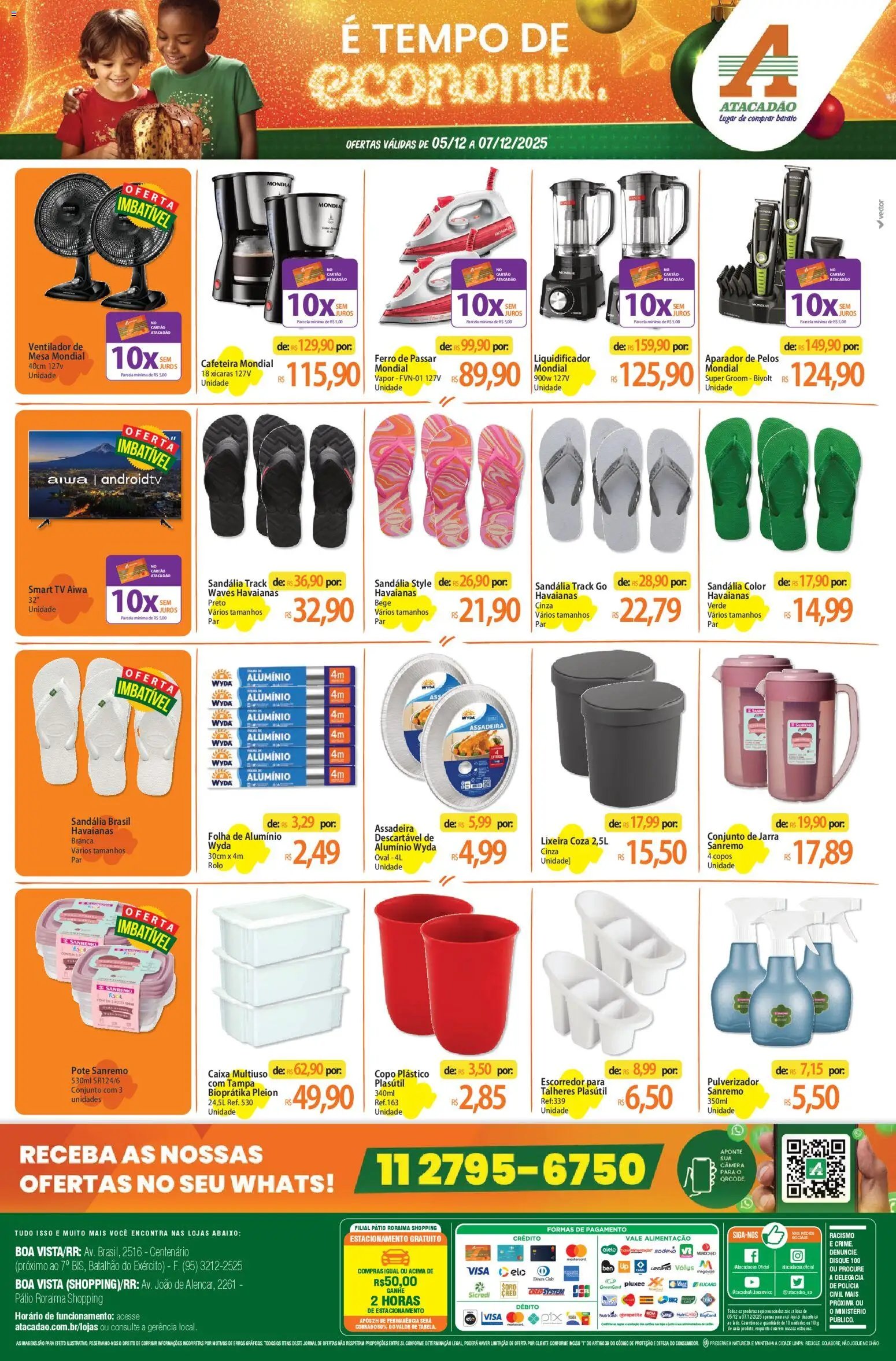 Atacadão folheto a partir de 05/12/2025 Ofertas - RR (2025-12-05 - 2025-12-07)