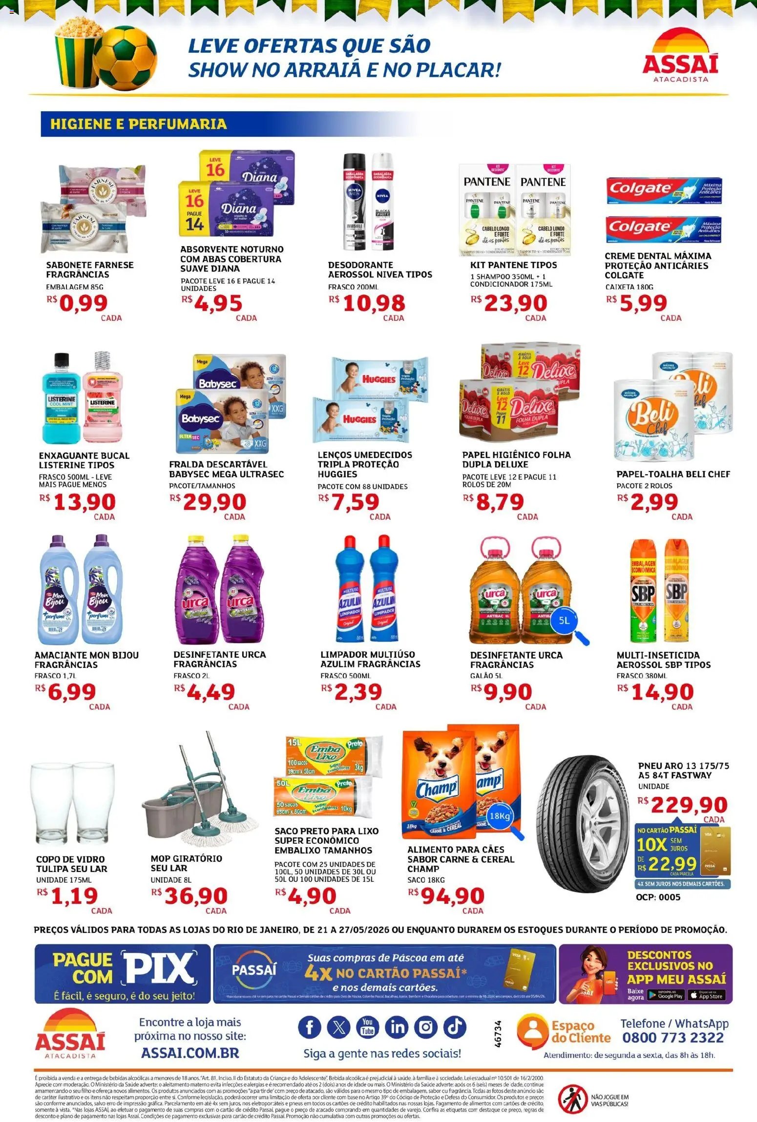 Assaí Atacadista folheto a partir de 21/05/2026 Assaí Atacadista ofertas - RJ (2026-05-21 - 2026-05-27)