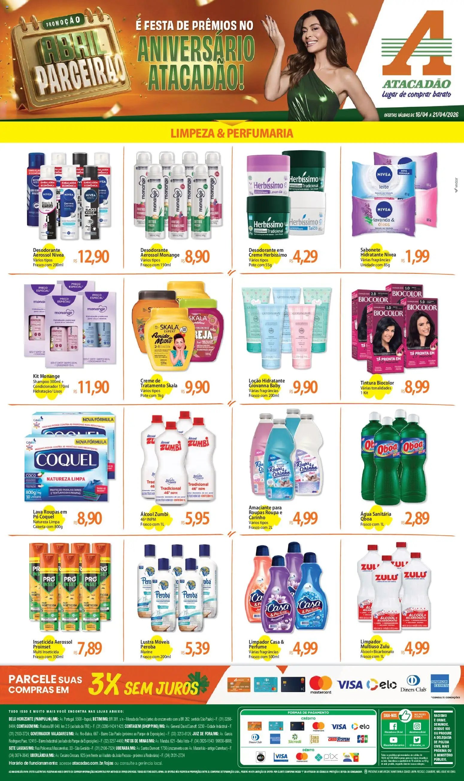 Atacadão folheto a partir de 16/04/2026 Atacadão ofertas - MG (2026-04-16 - 2026-04-21)