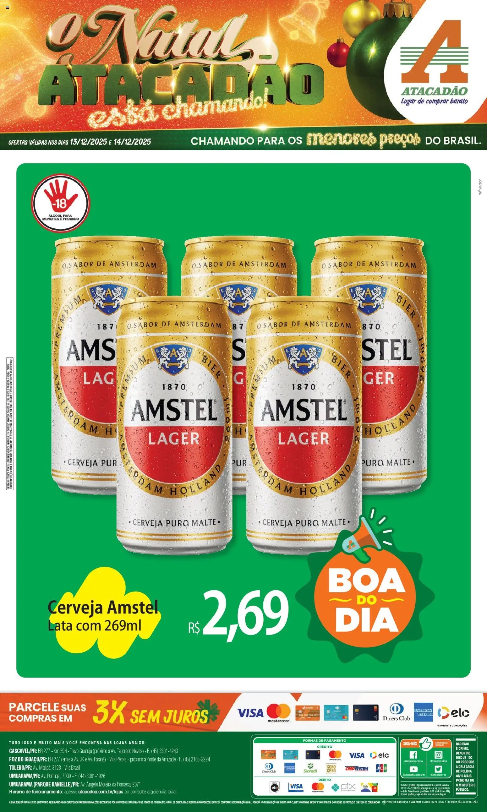 Atacadão folheto a partir de 13/12/2025 Ofertas - PR (2025-12-13 - 2025-12-14)