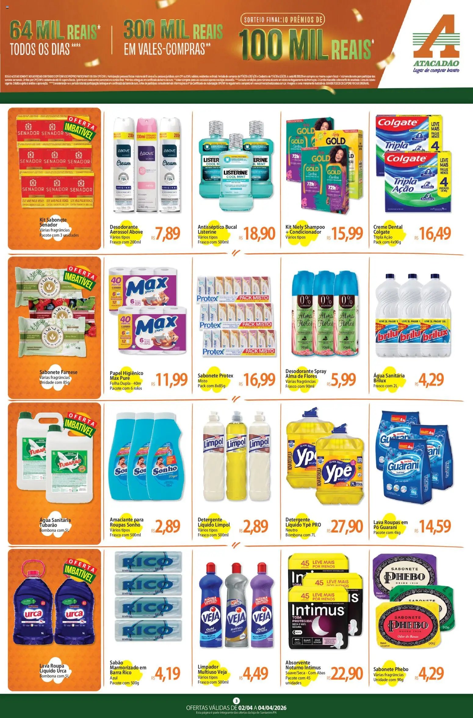 Atacadão folheto a partir de 02/04/2026 Atacadão ofertas - PA (2026-04-02 - 2026-04-04)