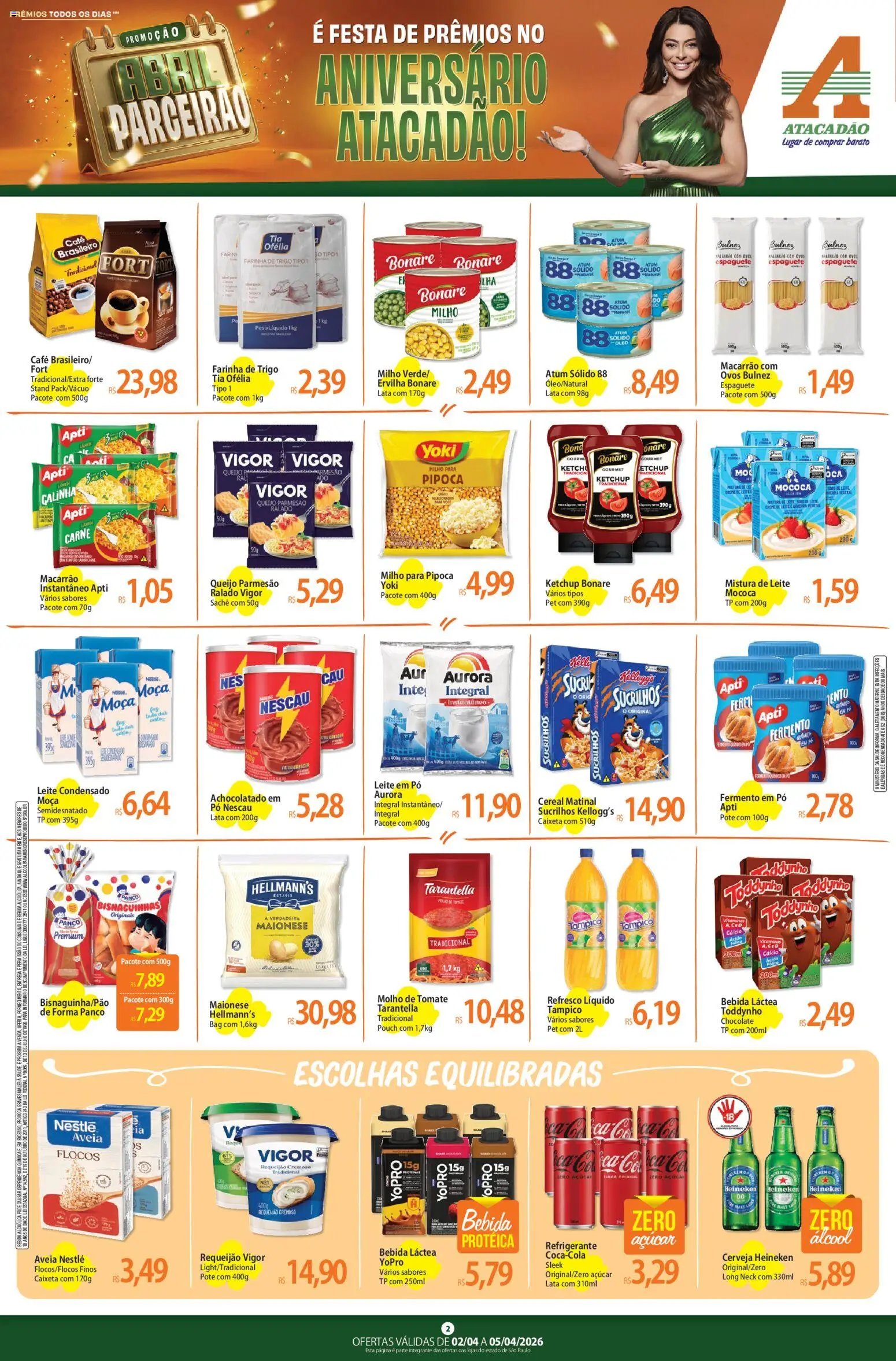 Atacadão folheto a partir de 02/04/2026 Atacadão ofertas - SP (2026-04-02 - 2026-04-05)