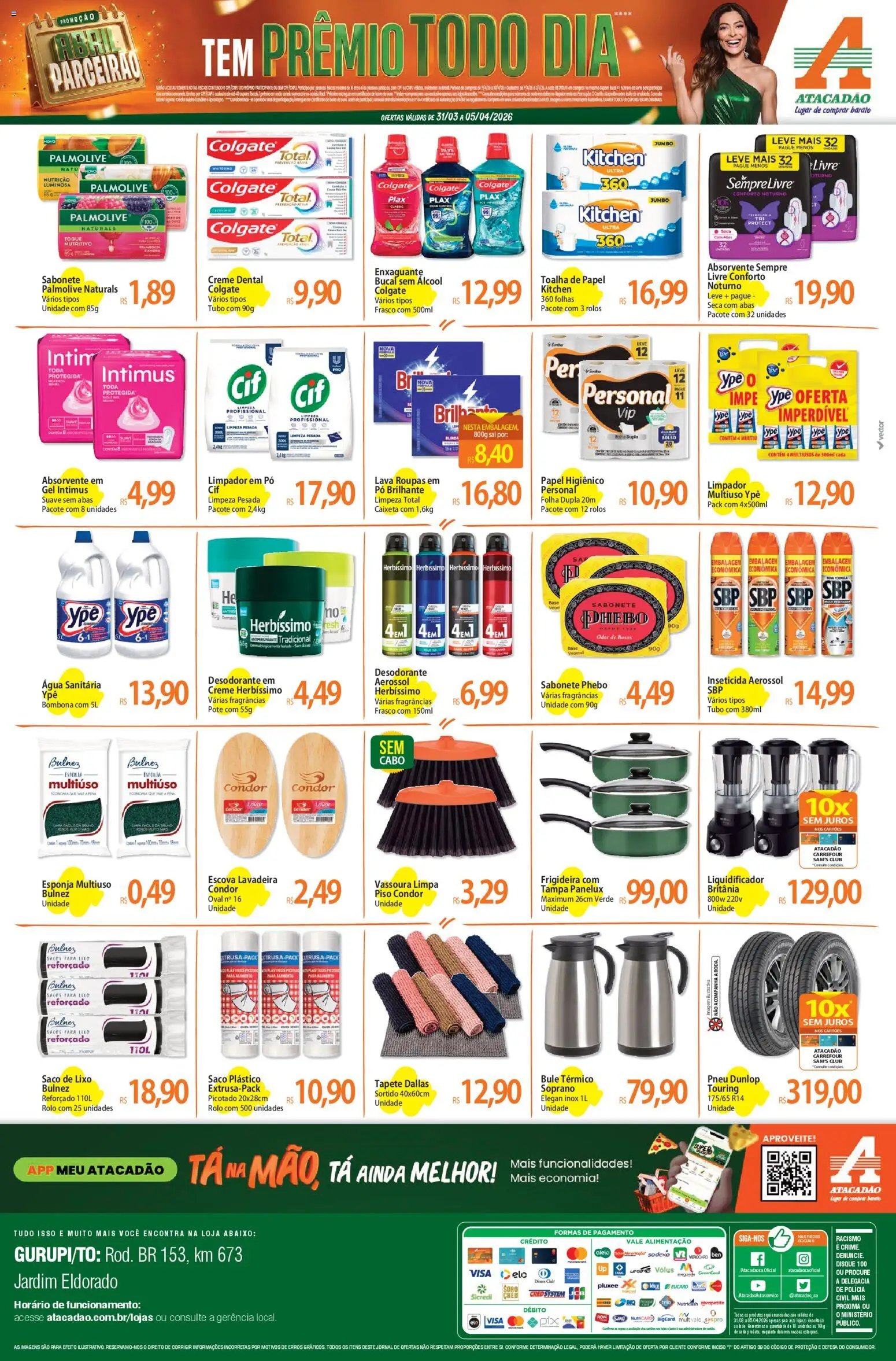 Atacadão folheto a partir de 31/03/2026 Atacadão ofertas - TO (2026-03-31 - 2026-04-05)