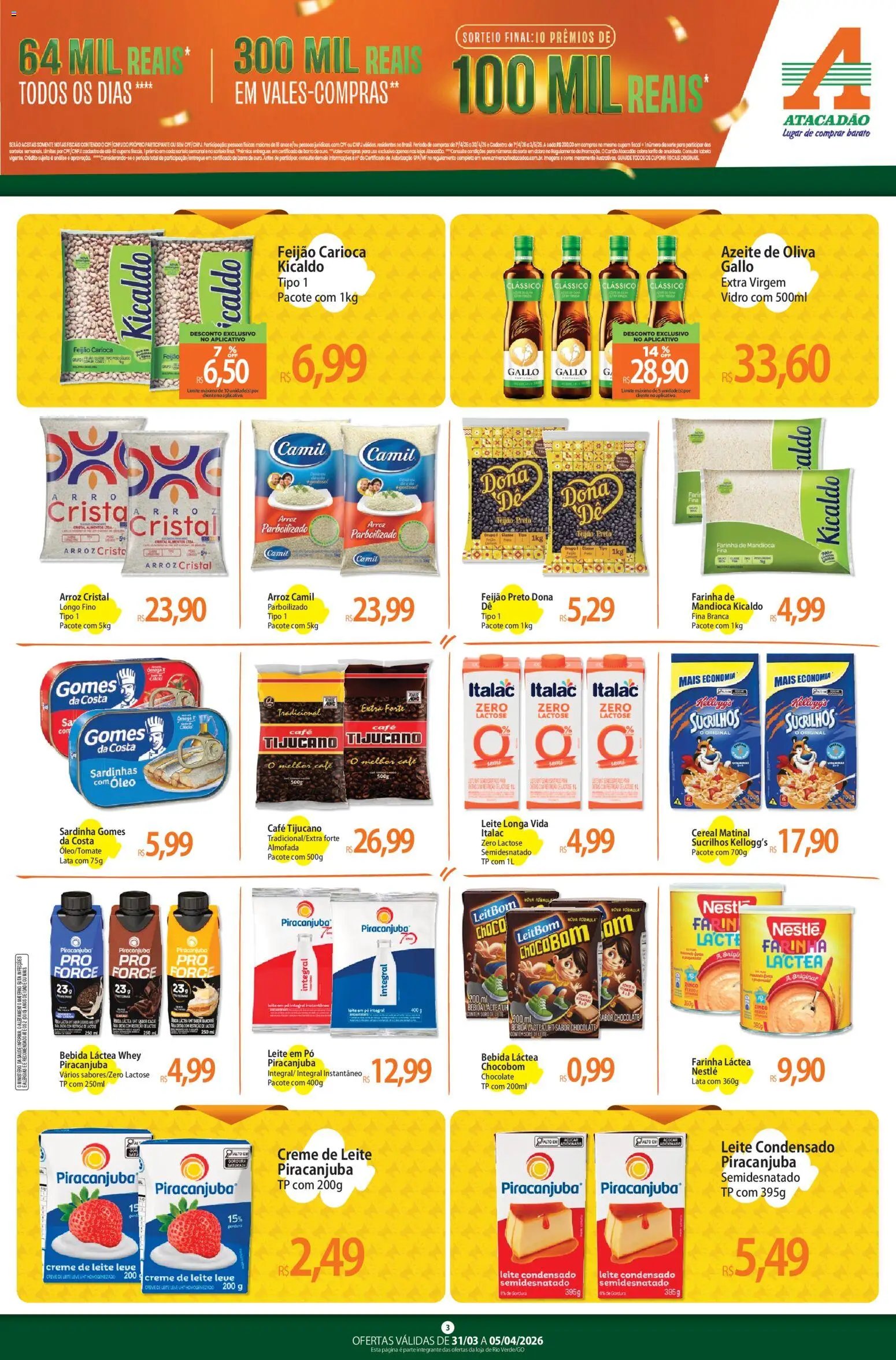 Atacadão folheto a partir de 31/03/2026 Atacadão ofertas - GO (2026-03-31 - 2026-04-05)