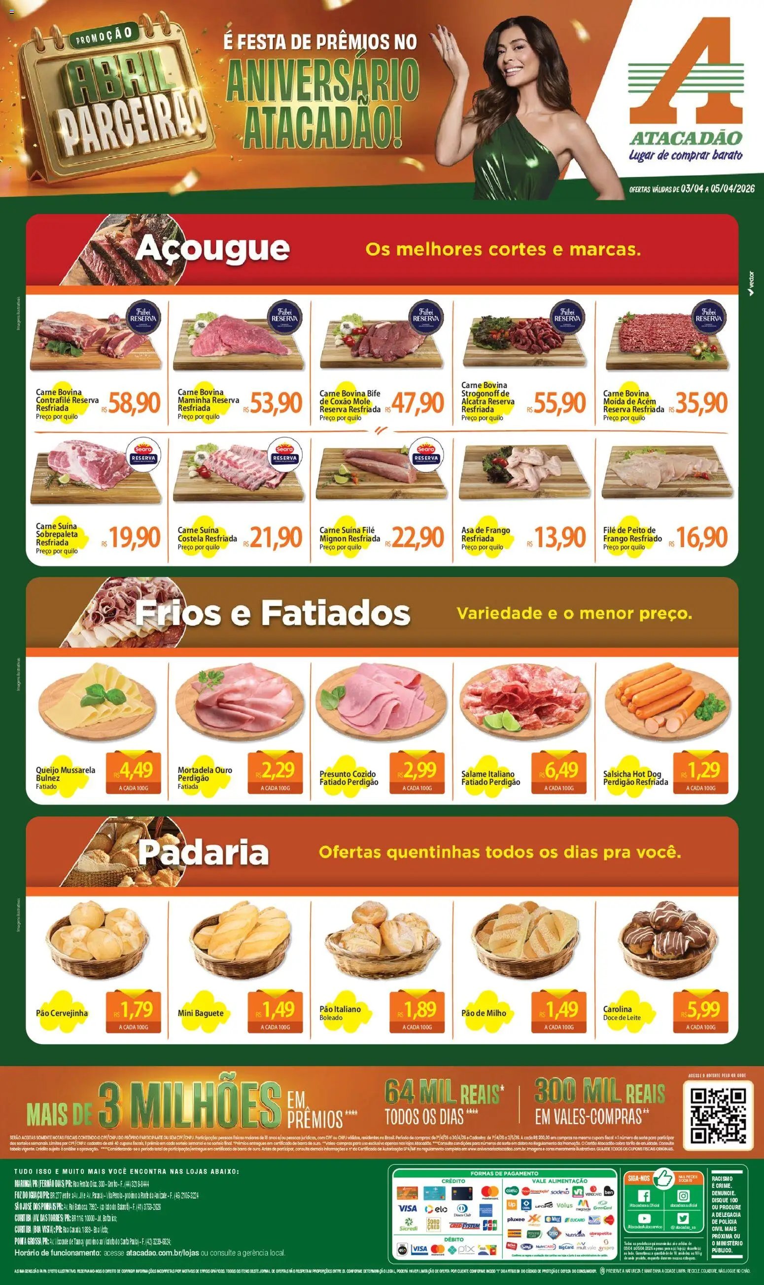 Atacadão folheto a partir de 03/04/2026 Atacadão ofertas - PR (2026-04-03 - 2026-04-05)