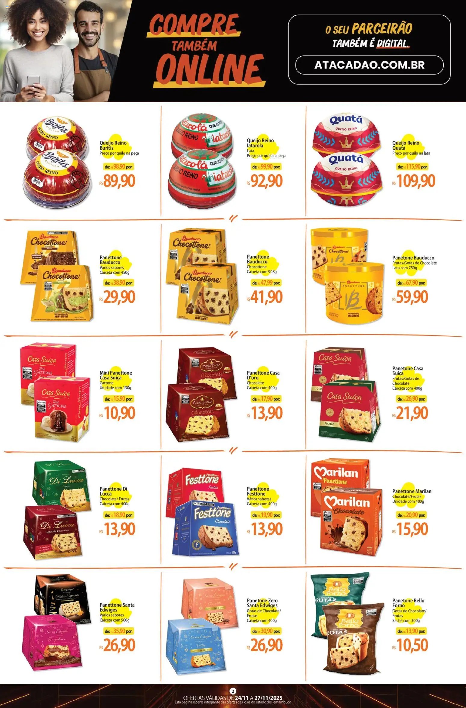 Atacadão folheto a partir de 24/11/2025 Ofertas - PE (2025-11-24 - 2025-11-27)