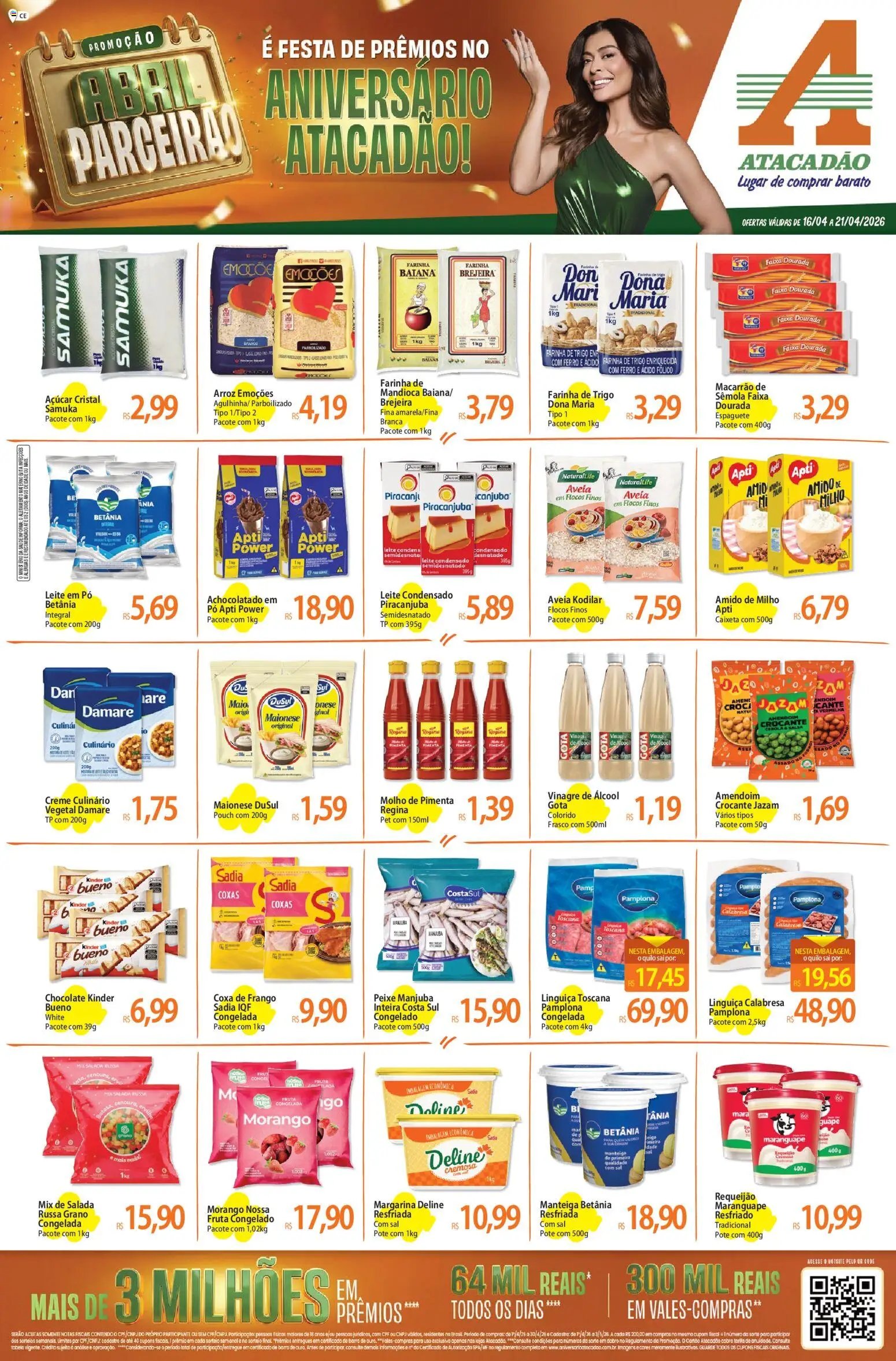Atacadão folheto a partir de 16/04/2026 Atacadão ofertas - CE (2026-04-16 - 2026-04-21)
