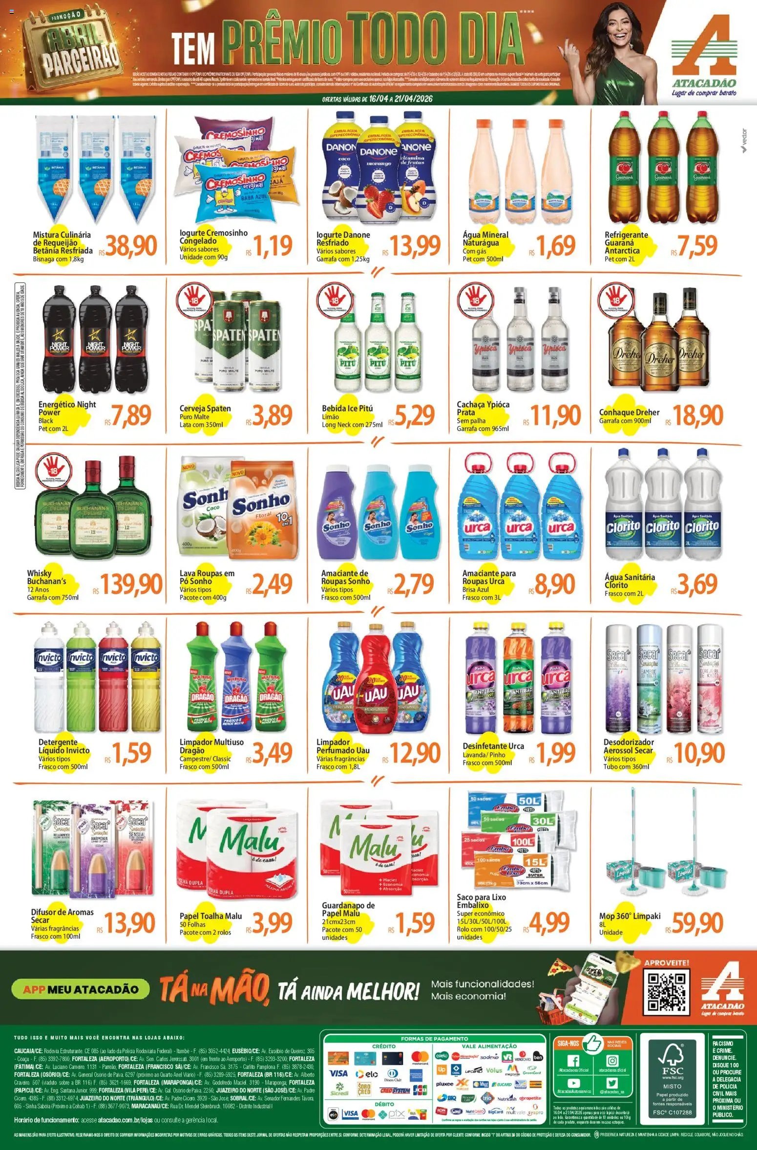 Atacadão folheto a partir de 16/04/2026 Atacadão ofertas - CE (2026-04-16 - 2026-04-21)