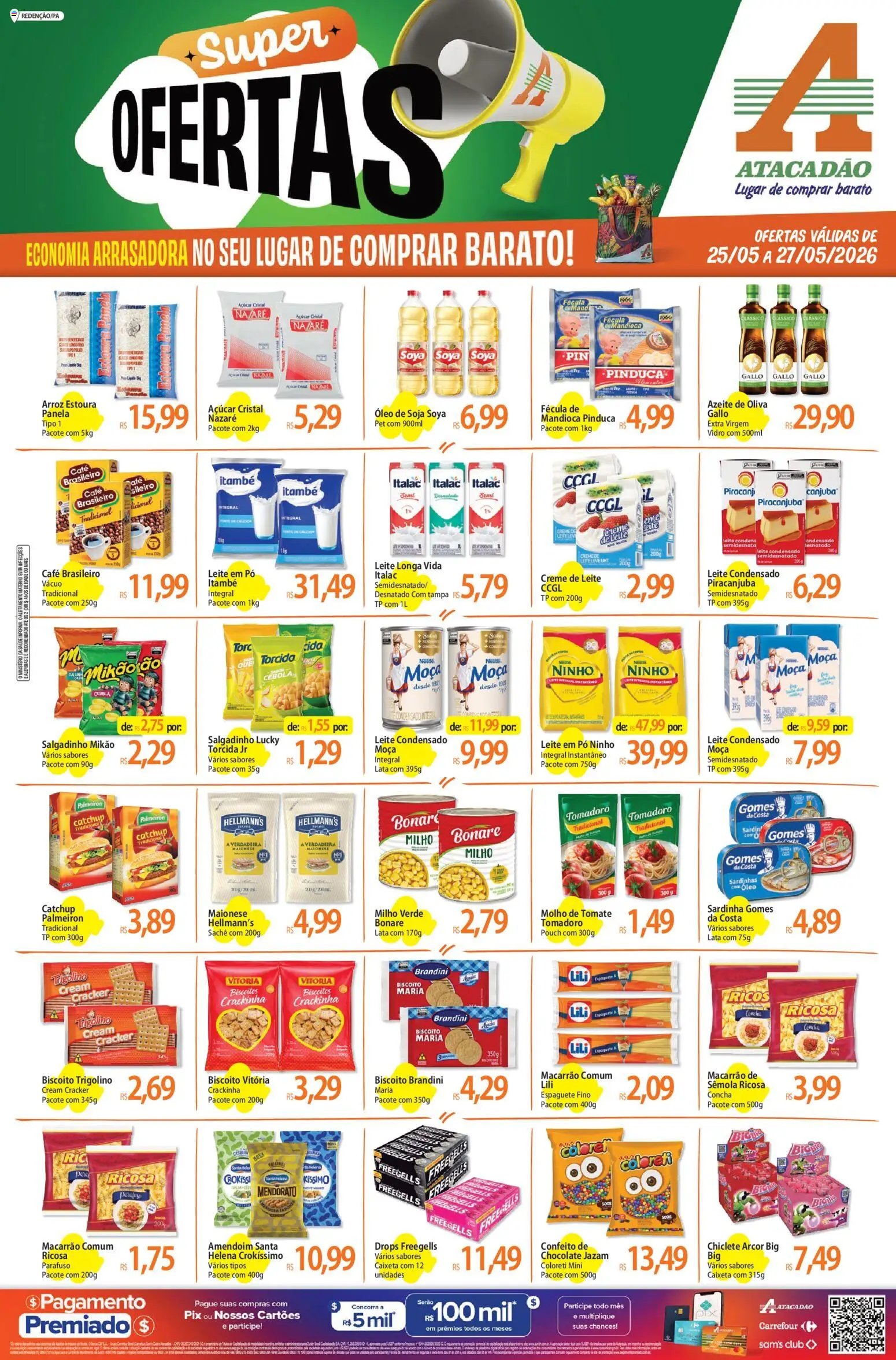 Atacadão folheto a partir de 25/05/2026 Atacadão ofertas - PA (2026-05-25 - 2026-05-27)