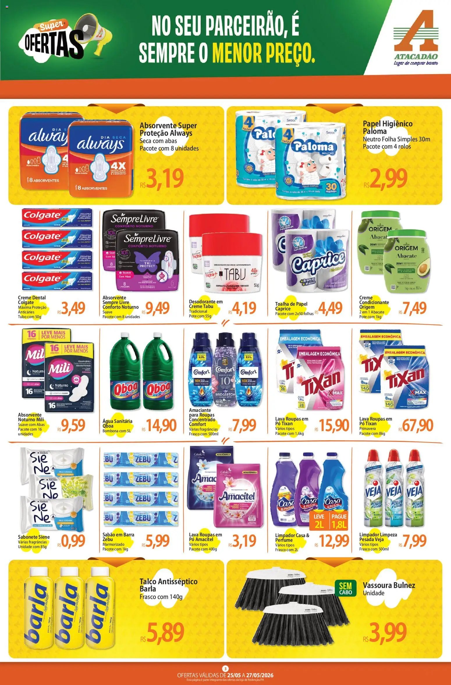 Atacadão folheto a partir de 25/05/2026 Atacadão ofertas - PA (2026-05-25 - 2026-05-27)