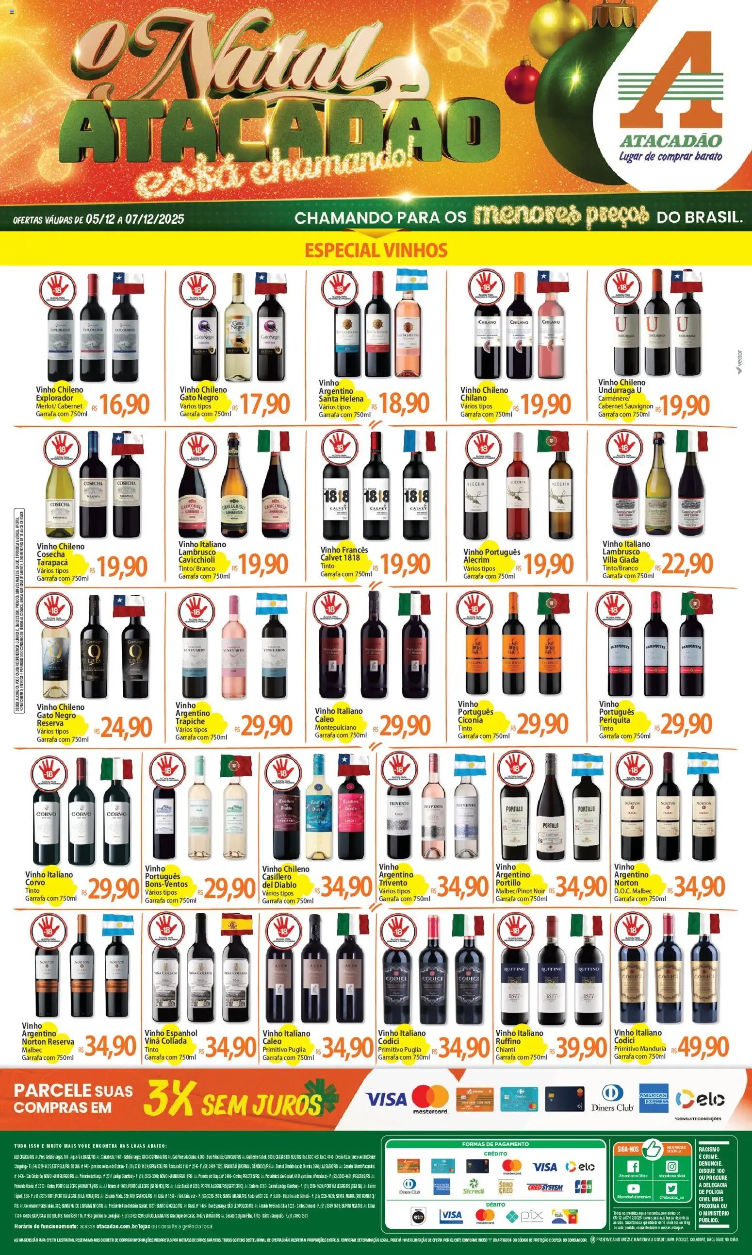 Atacadão folheto a partir de 05/12/2025 Ofertas - RS (2025-12-05 - 2025-12-07)