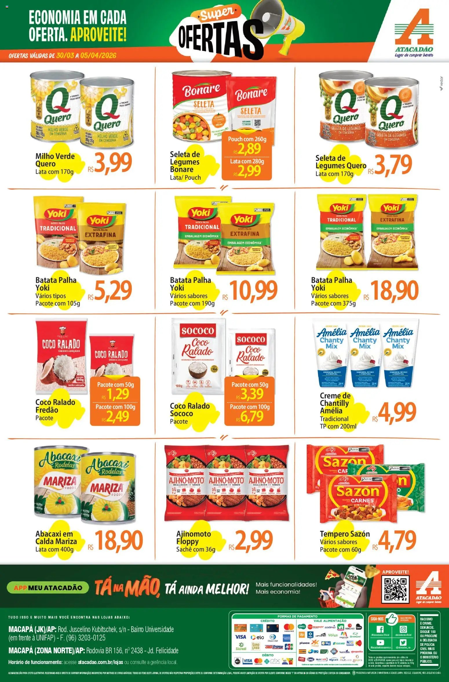 Atacadão folheto a partir de 30/03/2026 Atacadão ofertas - AP (2026-03-30 - 2026-04-05)