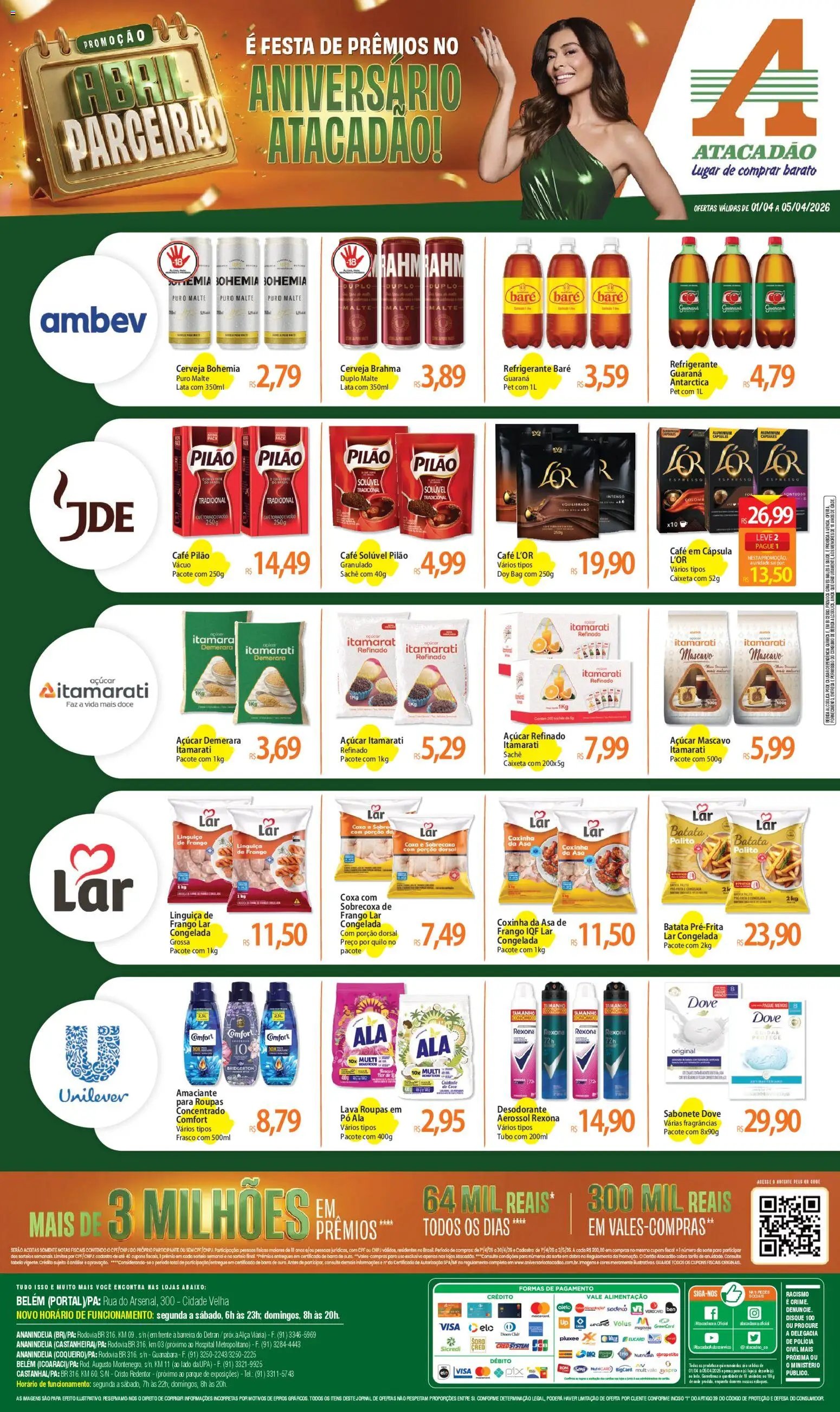 Atacadão folheto a partir de 01/04/2026 Atacadão ofertas - PA (2026-04-01 - 2026-04-05)