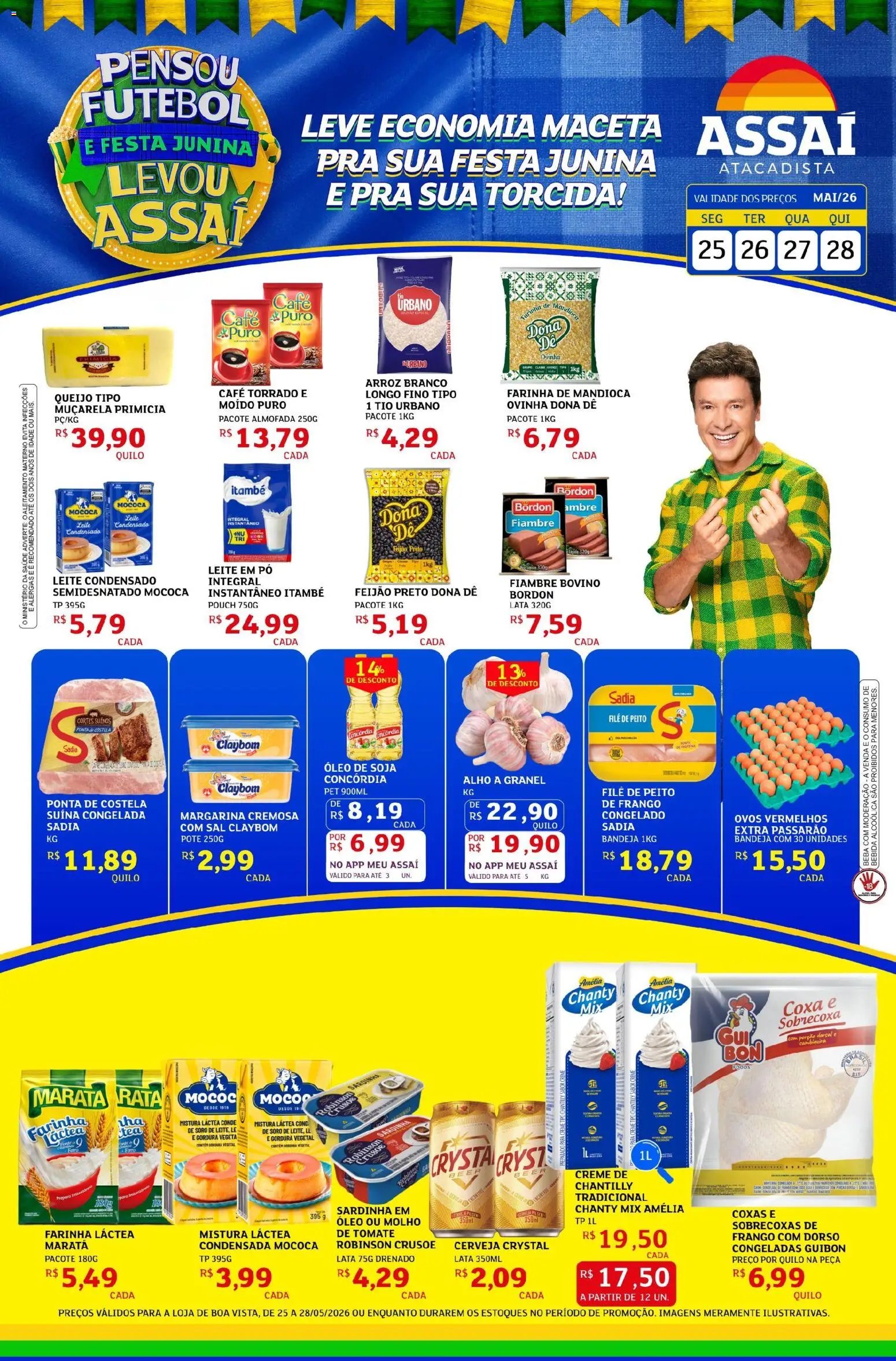 Assaí Atacadista folheto a partir de 25/05/2026 Assaí Atacadista ofertas - RR (2026-05-25 - 2026-05-28)