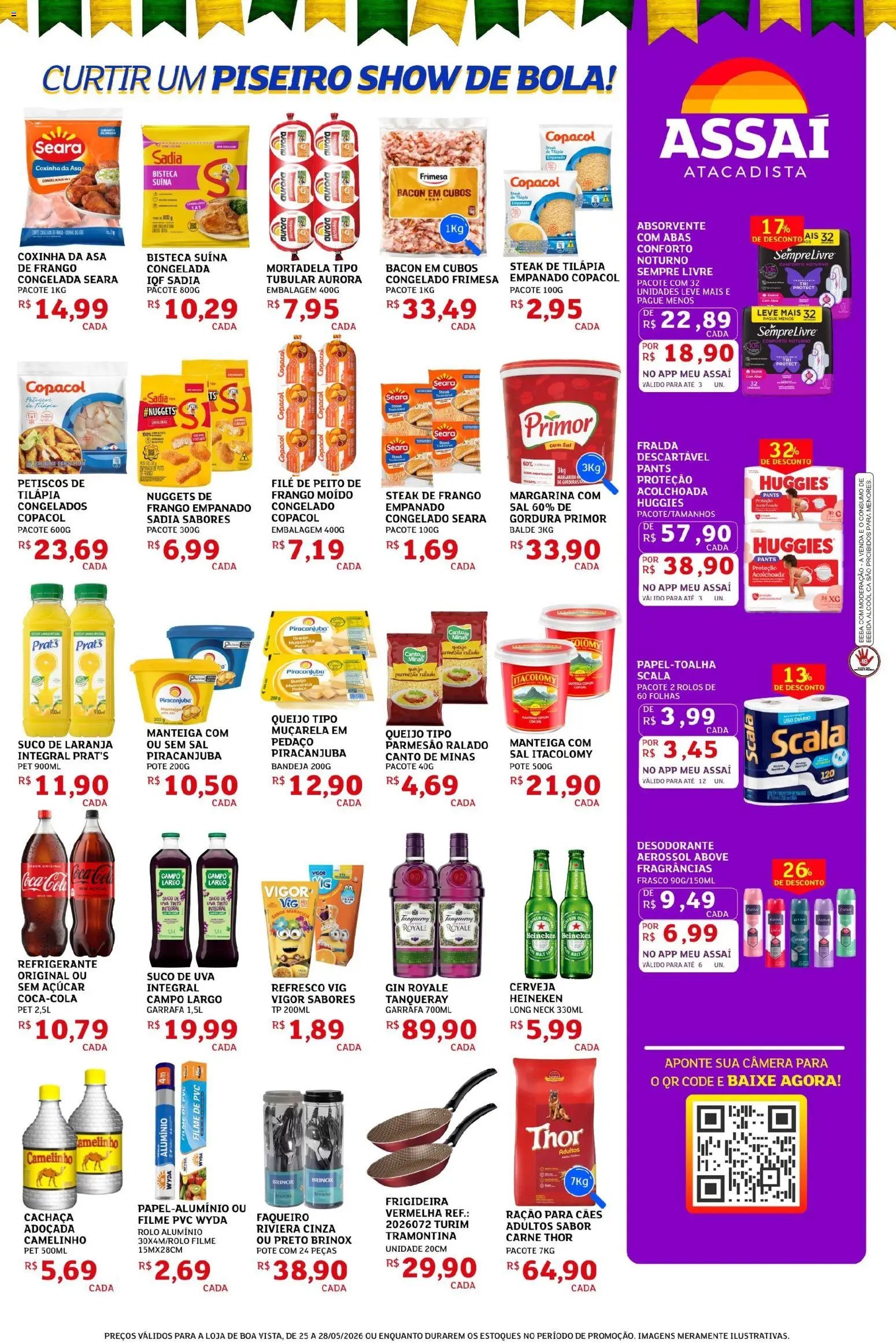 Assaí Atacadista folheto a partir de 25/05/2026 Assaí Atacadista ofertas - RR (2026-05-25 - 2026-05-28)