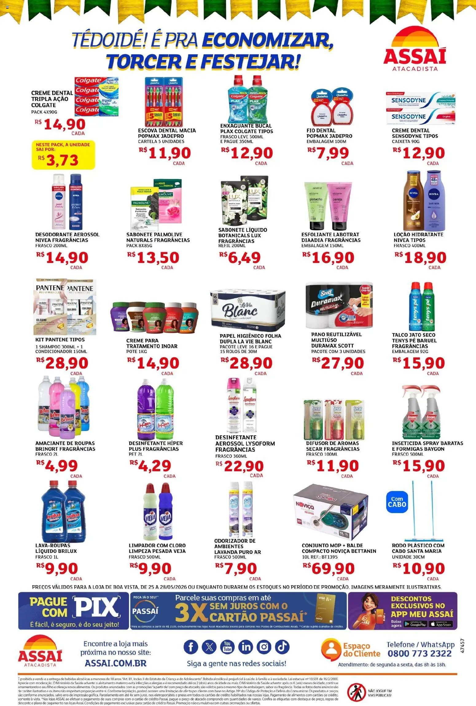 Assaí Atacadista folheto a partir de 25/05/2026 Assaí Atacadista ofertas - RR (2026-05-25 - 2026-05-28)