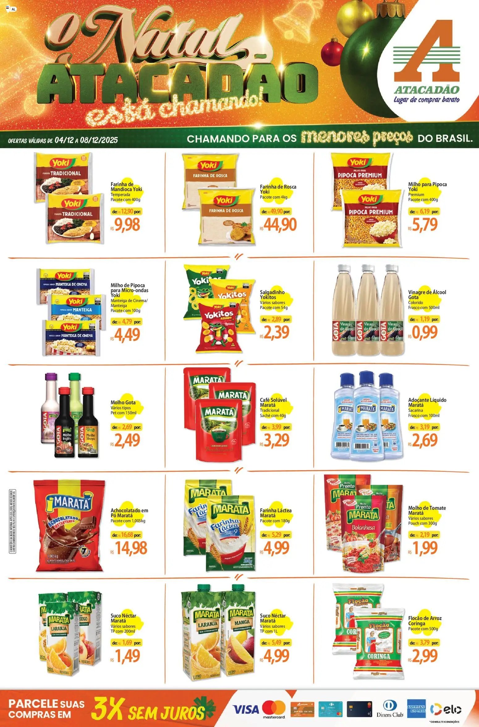 Atacadão folheto a partir de 04/12/2025 Ofertas - AL (2025-12-04 - 2025-12-08)