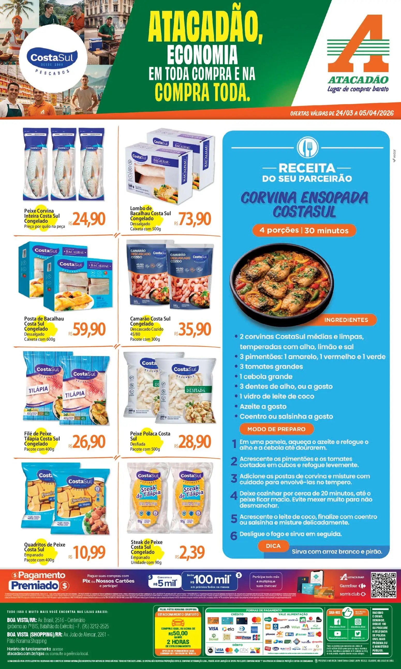 Atacadão folheto a partir de 24/03/2026 Atacadão ofertas - RR (2026-03-24 - 2026-04-05)