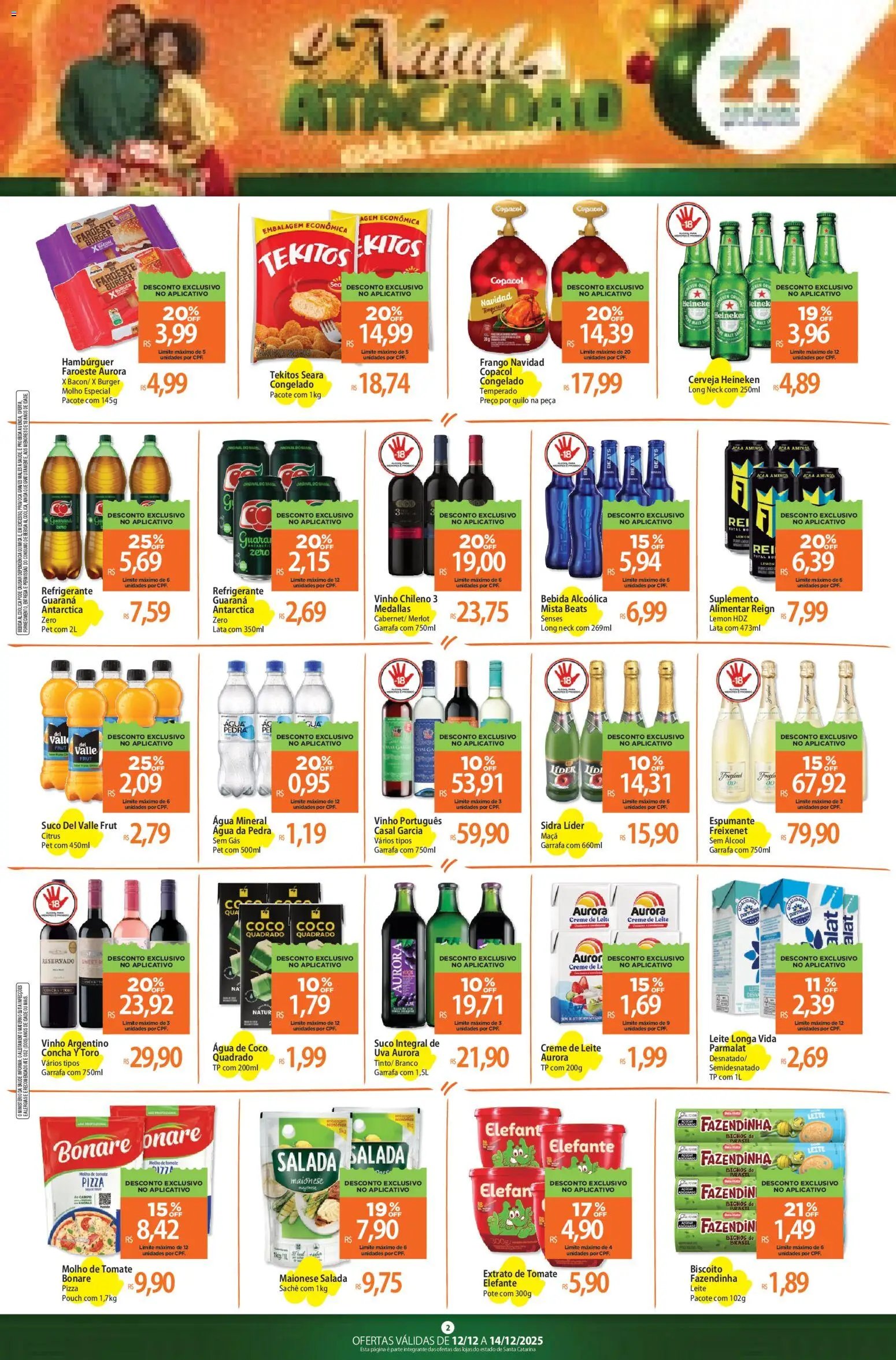 Atacadão folheto a partir de 12/12/2025 Ofertas - SC (2025-12-12 - 2025-12-14)