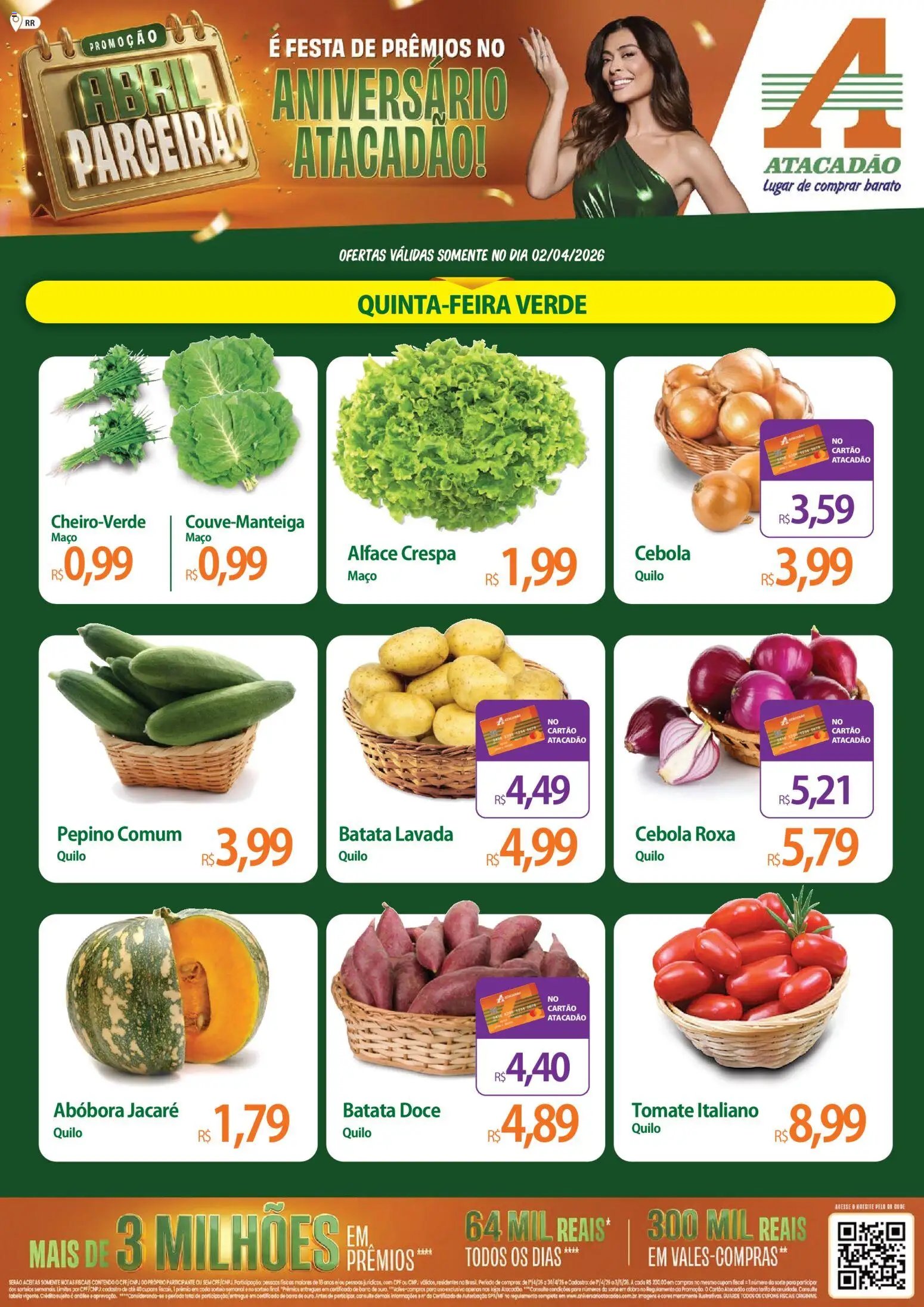 Atacadão folheto a partir de 02/04/2026 Atacadão ofertas - RR (2026-04-02 - 2026-04-02)