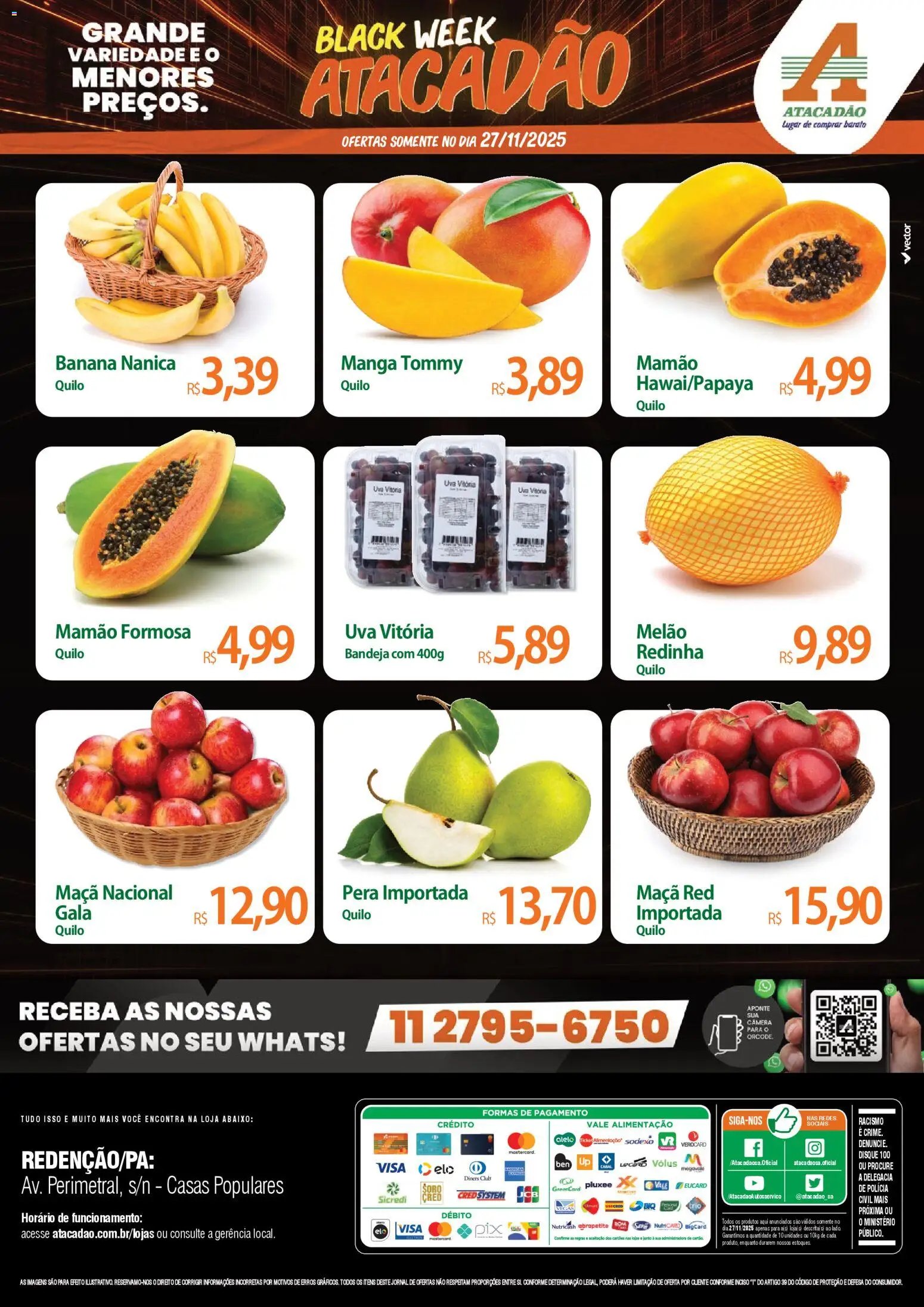 Atacadão folheto a partir de 27/11/2025 Ofertas - PA (2025-11-27 - 2025-11-27)