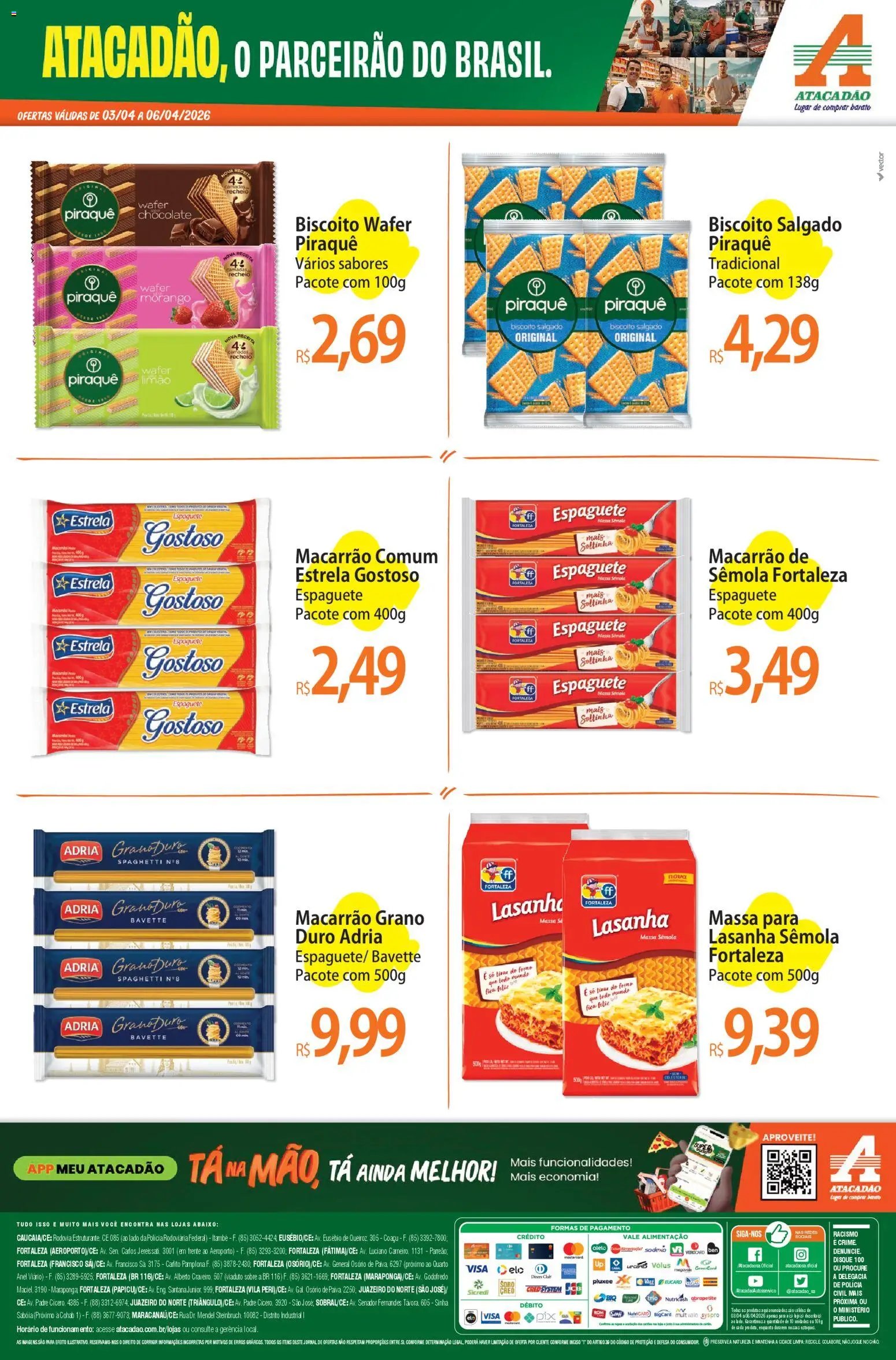 Atacadão folheto a partir de 03/04/2026 Atacadão ofertas - CE (2026-04-03 - 2026-04-06)