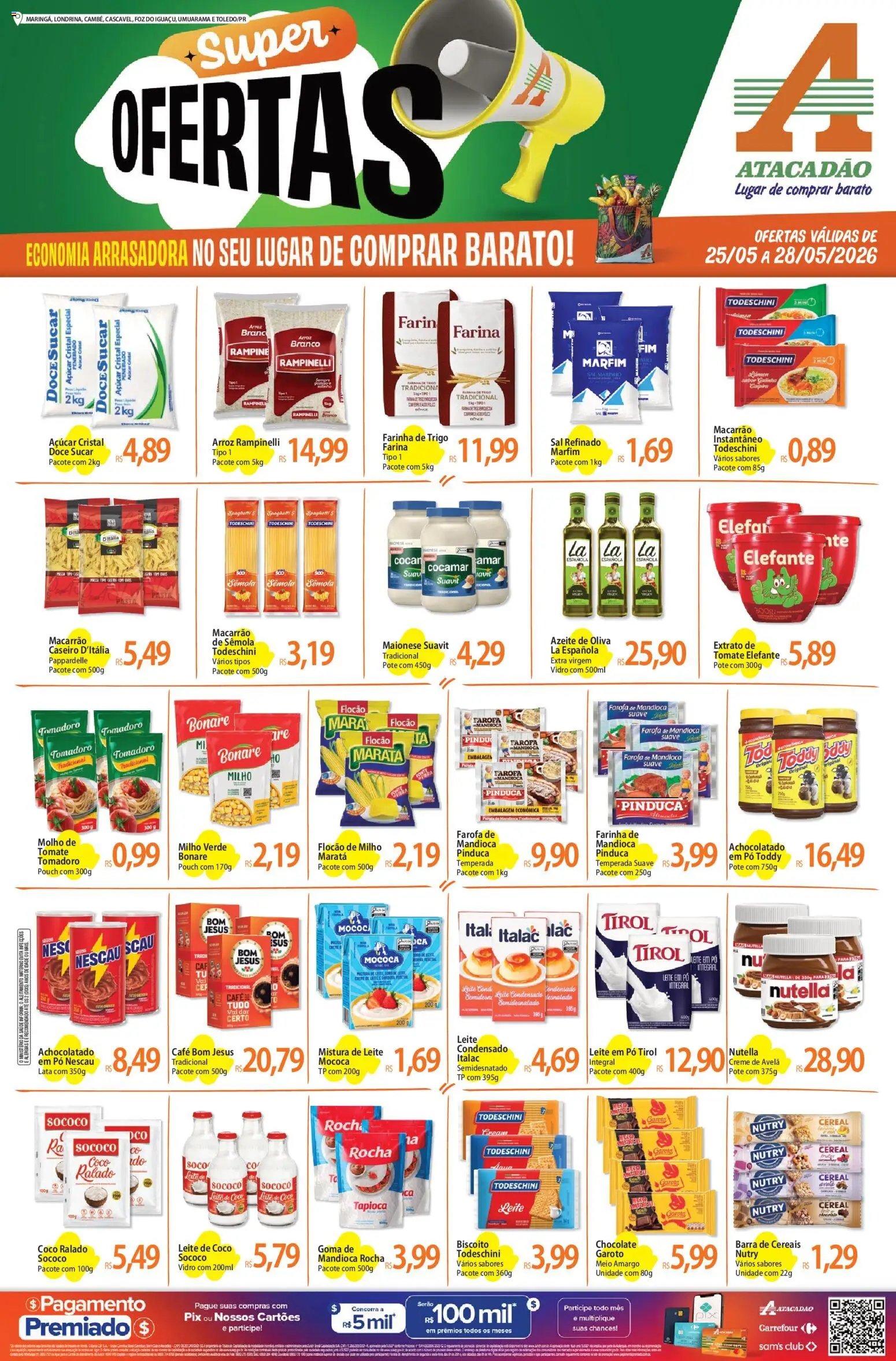 Atacadão folheto a partir de 25/05/2026 Atacadão ofertas - PR (2026-05-25 - 2026-05-28)