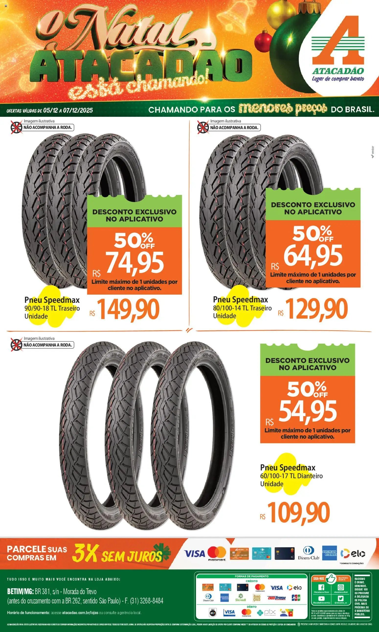 Atacadão folheto a partir de 05/12/2025 Ofertas - MG (2025-12-05 - 2025-12-07)