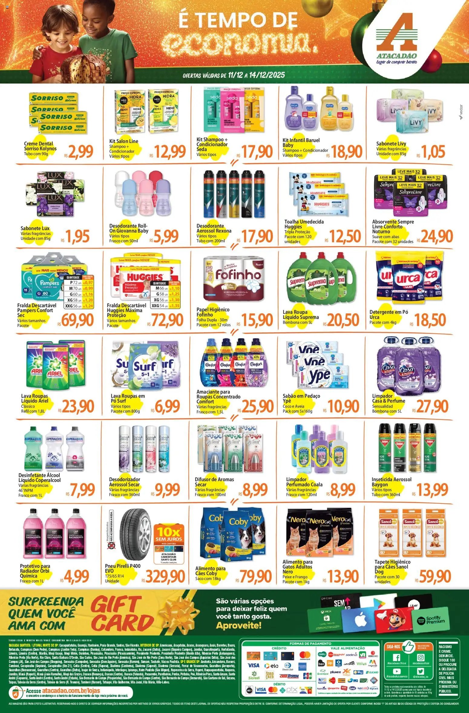 Atacadão folheto a partir de 11/12/2025 Ofertas - SP (2025-12-11 - 2025-12-14)