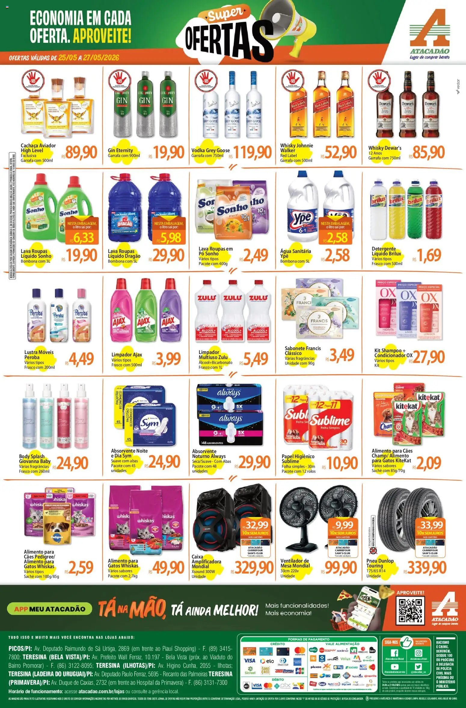 Atacadão folheto a partir de 25/05/2026 Atacadão ofertas - PI (2026-05-25 - 2026-05-27)