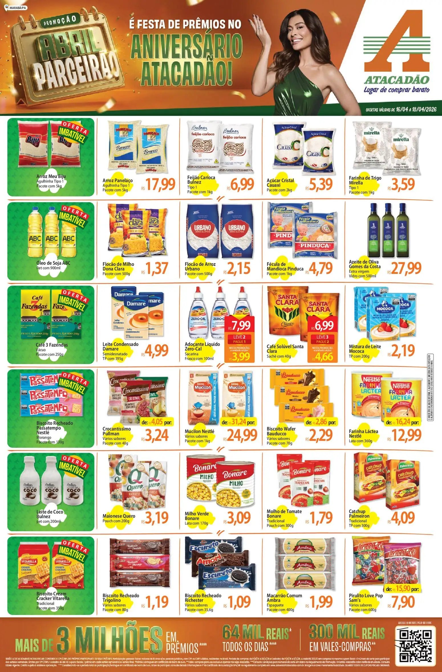 Atacadão folheto a partir de 16/04/2026 Atacadão ofertas - PA (2026-04-16 - 2026-04-18)