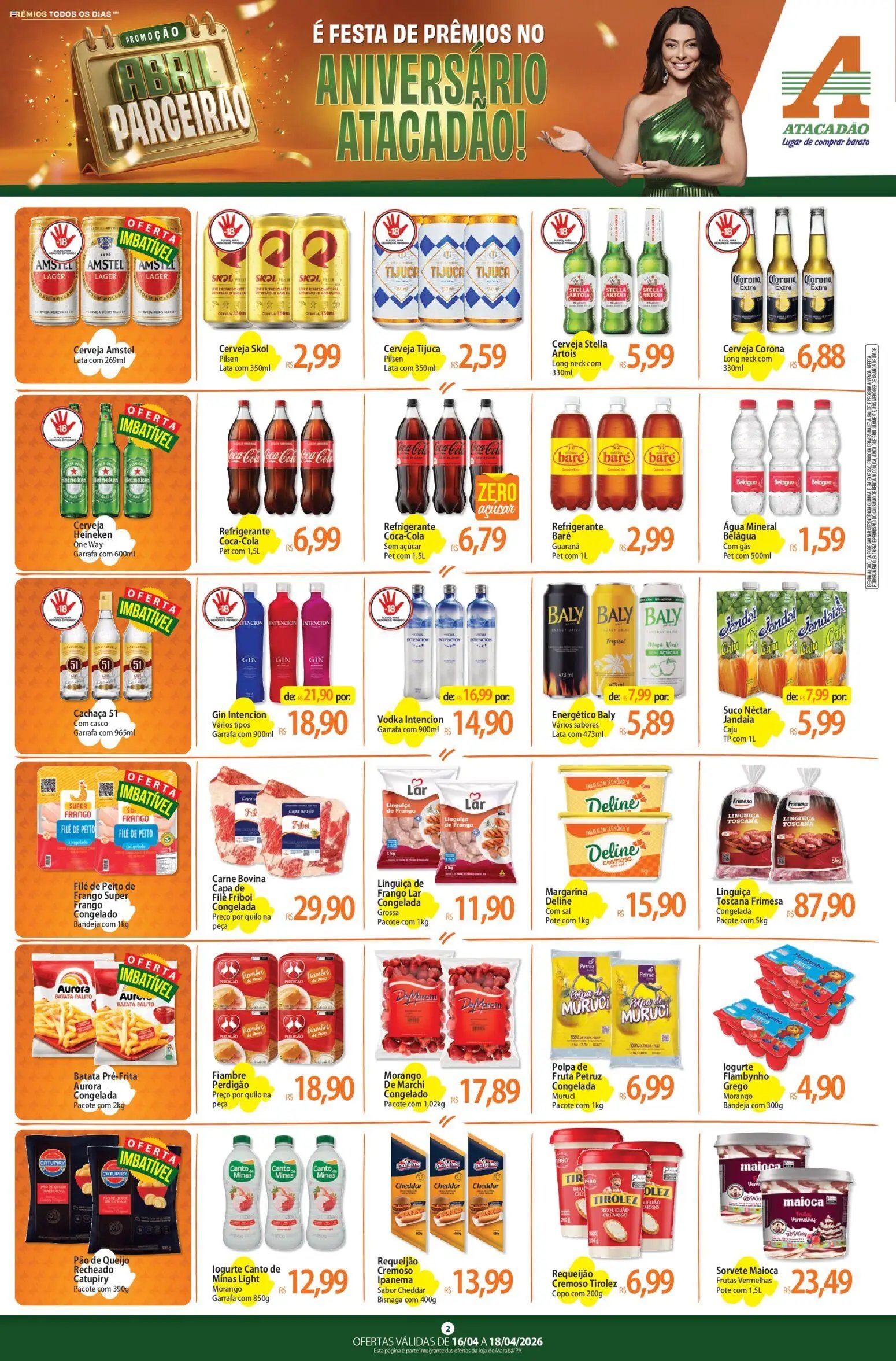 Atacadão folheto a partir de 16/04/2026 Atacadão ofertas - PA (2026-04-16 - 2026-04-18)