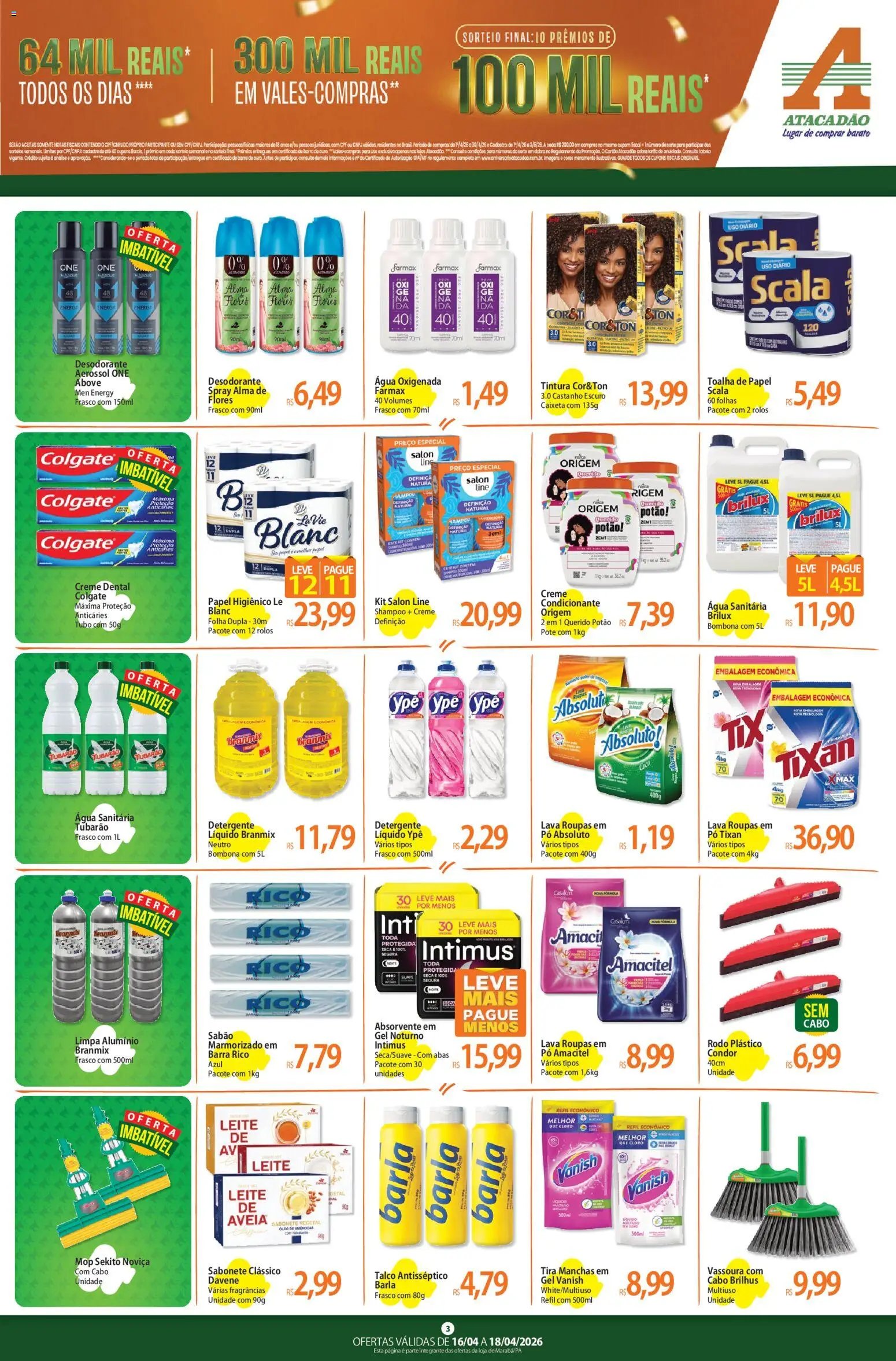 Atacadão folheto a partir de 16/04/2026 Atacadão ofertas - PA (2026-04-16 - 2026-04-18)