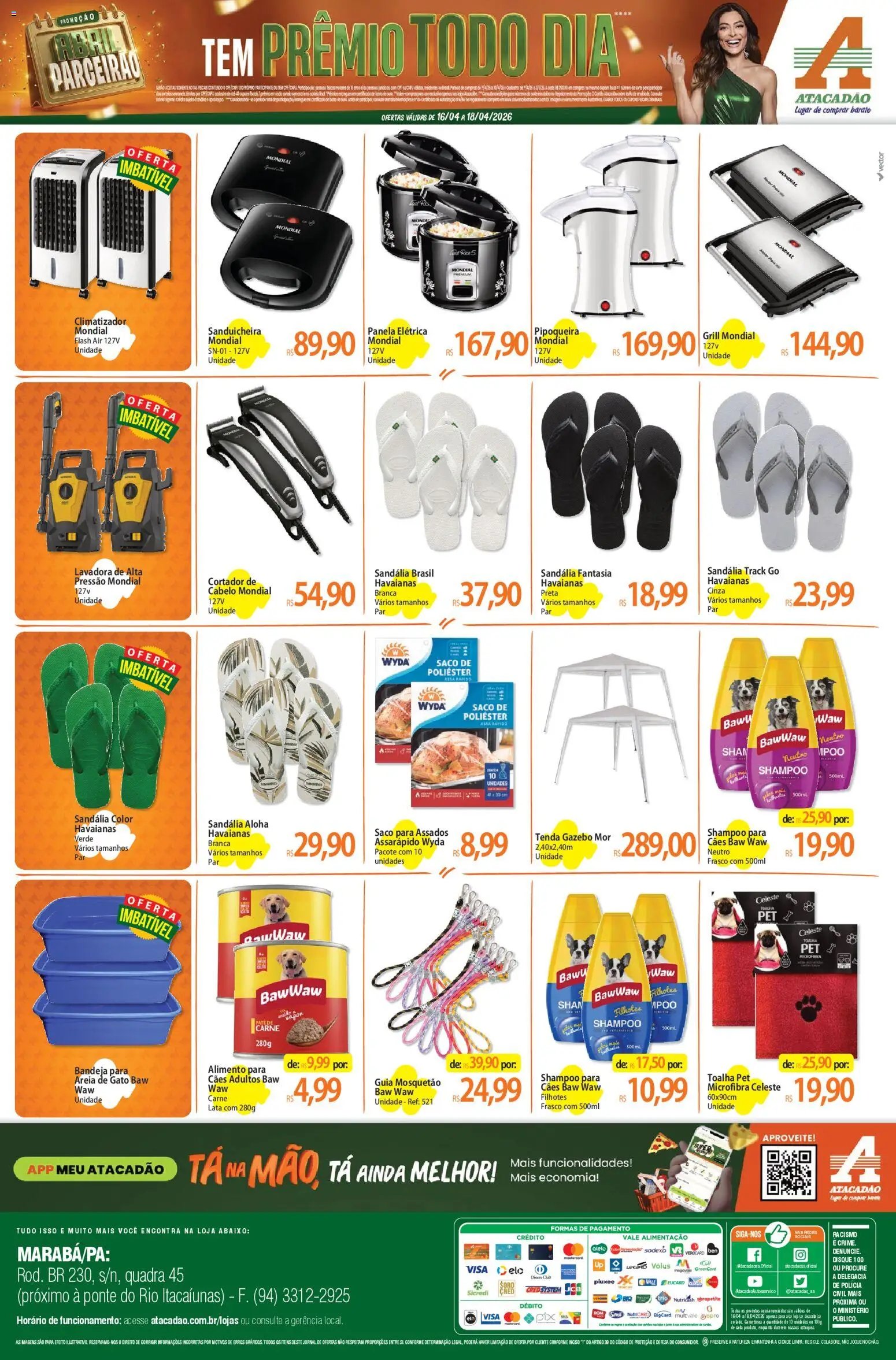 Atacadão folheto a partir de 16/04/2026 Atacadão ofertas - PA (2026-04-16 - 2026-04-18)