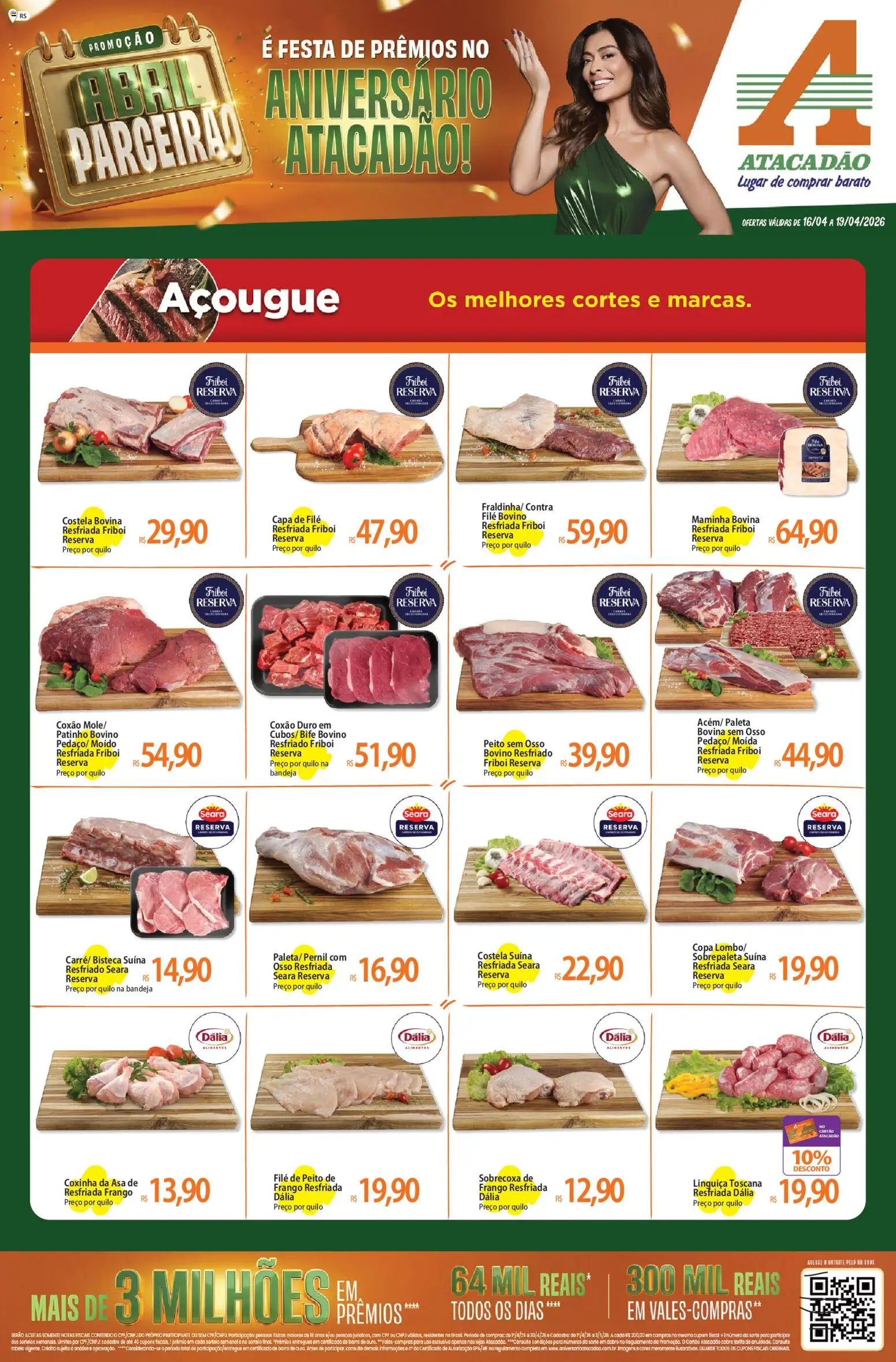 Atacadão folheto a partir de 16/04/2026 Atacadão ofertas - RS (2026-04-16 - 2026-04-19)