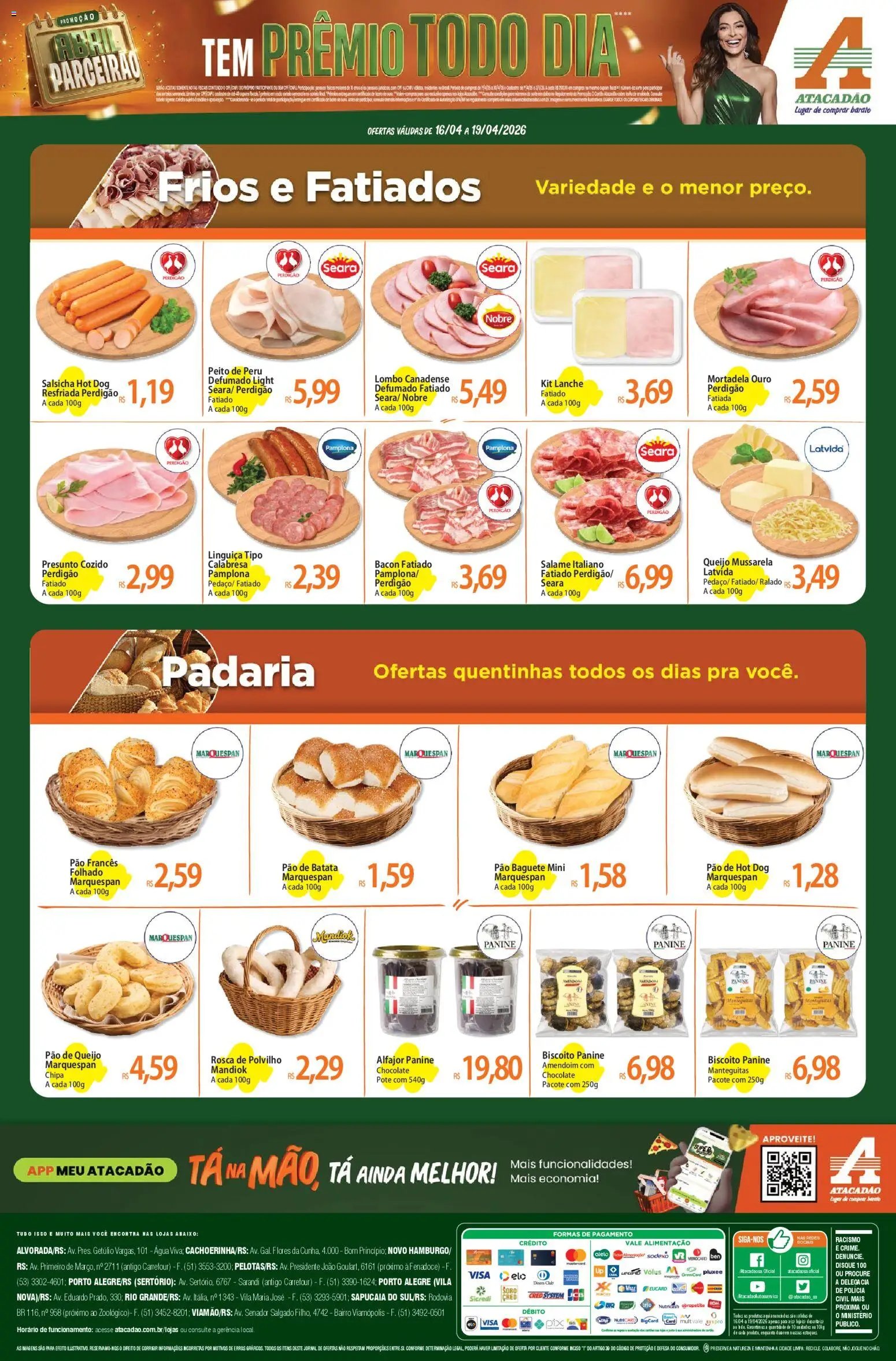 Atacadão folheto a partir de 16/04/2026 Atacadão ofertas - RS (2026-04-16 - 2026-04-19)