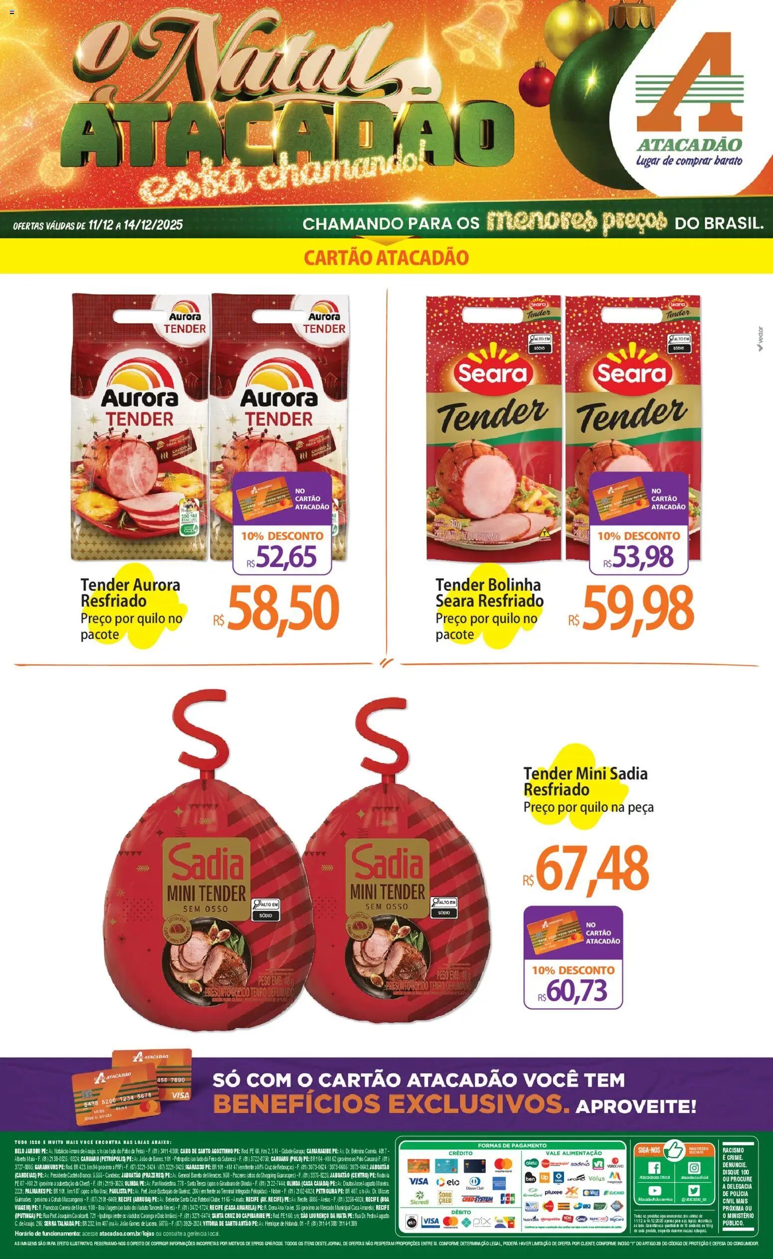 Atacadão folheto a partir de 11/12/2025 Ofertas - PE (2025-12-11 - 2025-12-14)