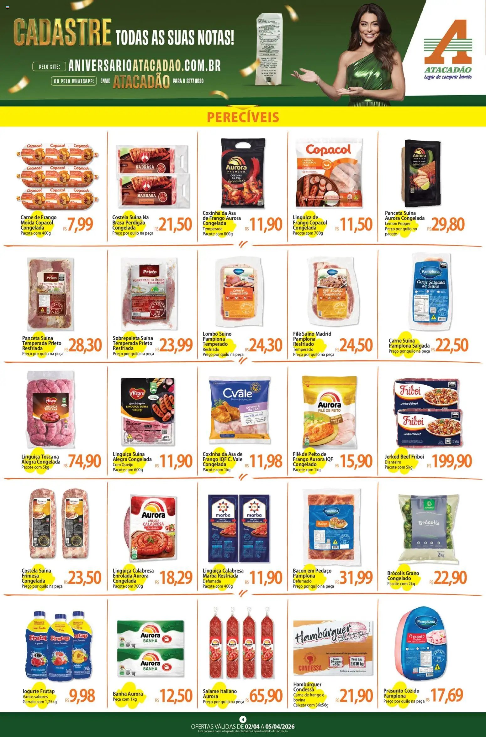 Atacadão folheto a partir de 02/04/2026 Atacadão ofertas - SP (2026-04-02 - 2026-04-05)