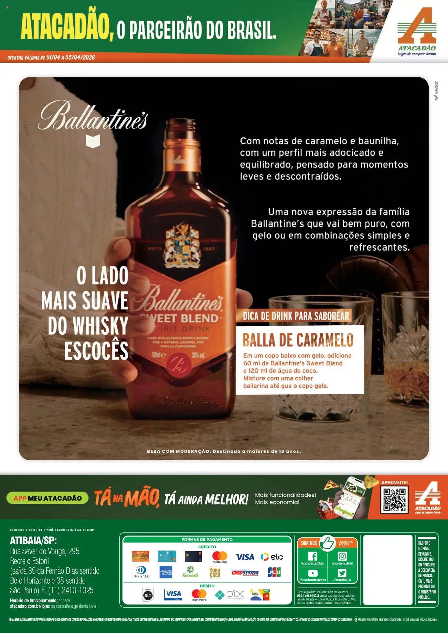 Atacadão folheto a partir de 01/04/2026 Atacadão ofertas - SP (2026-04-01 - 2026-04-05)