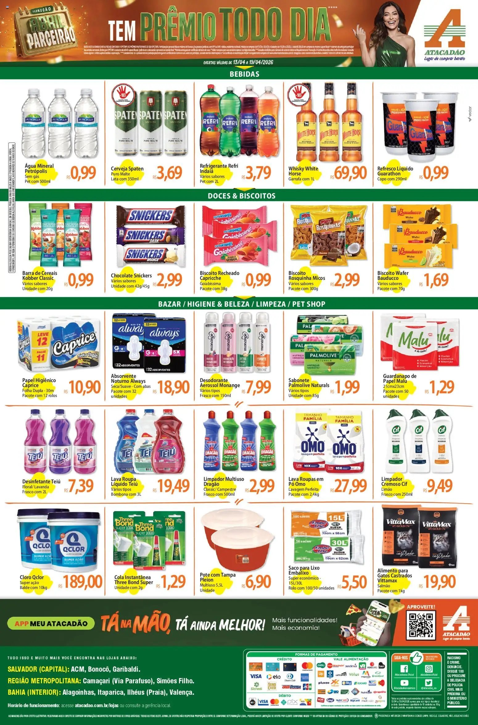 Atacadão folheto a partir de 13/04/2026 Atacadão ofertas - BA (2026-04-13 - 2026-04-19)