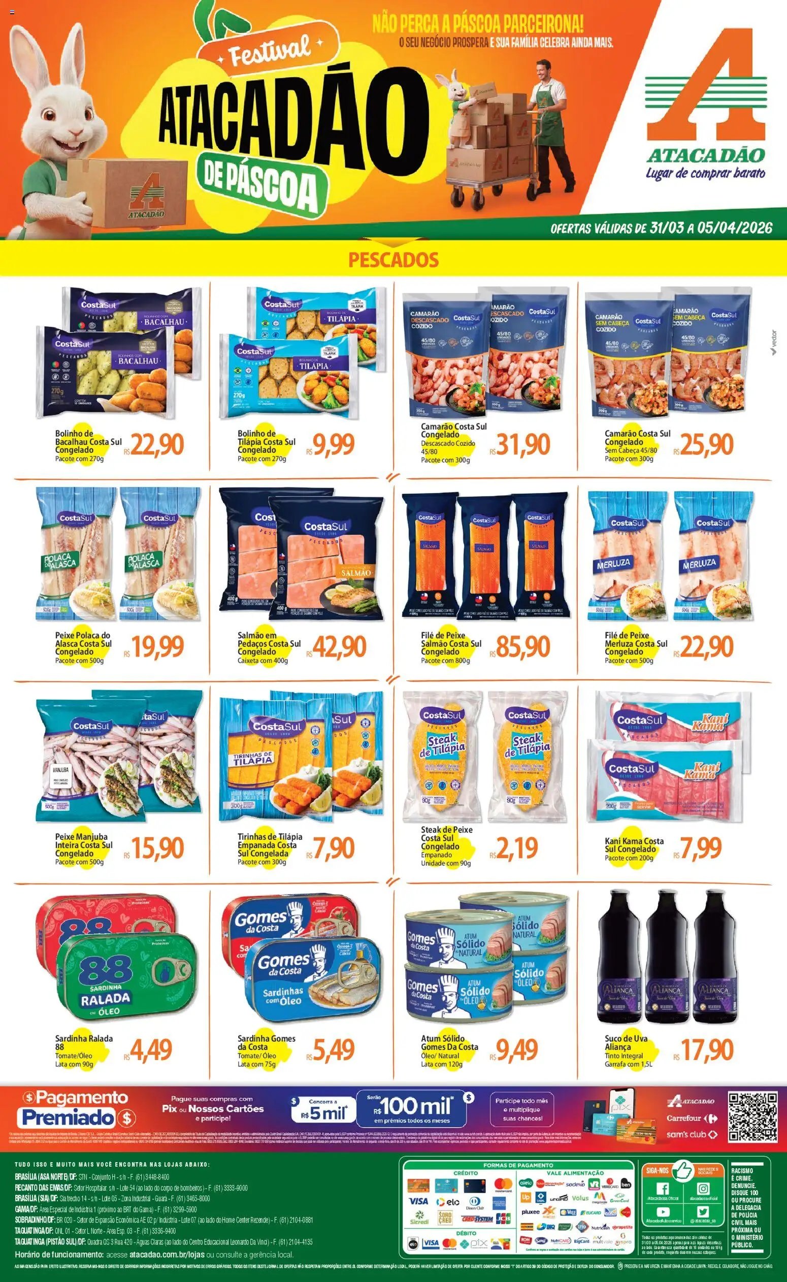 Atacadão folheto a partir de 31/03/2026 Atacadão ofertas - DF (2026-03-31 - 2026-04-05)