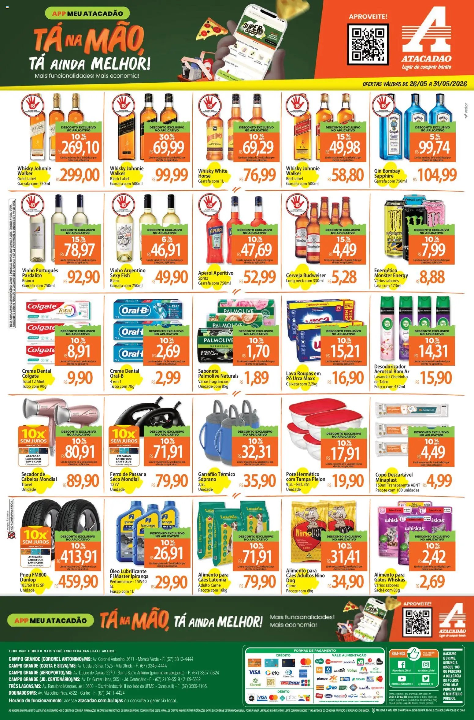 Atacadão folheto a partir de 26/05/2026 Atacadão ofertas - MS (2026-05-26 - 2026-05-31)